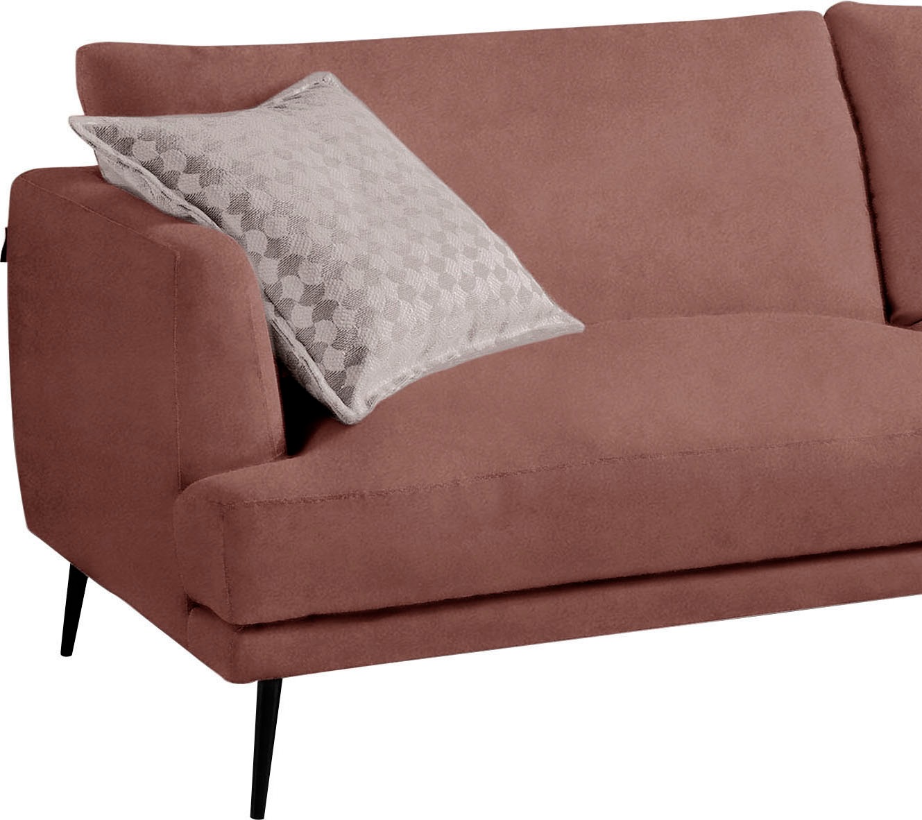 Egoitaliano Ecksofa »Sophia, Designsofa mit extrakomfortablem Sitzkomfort«, mit Daunenfederung, L-Form