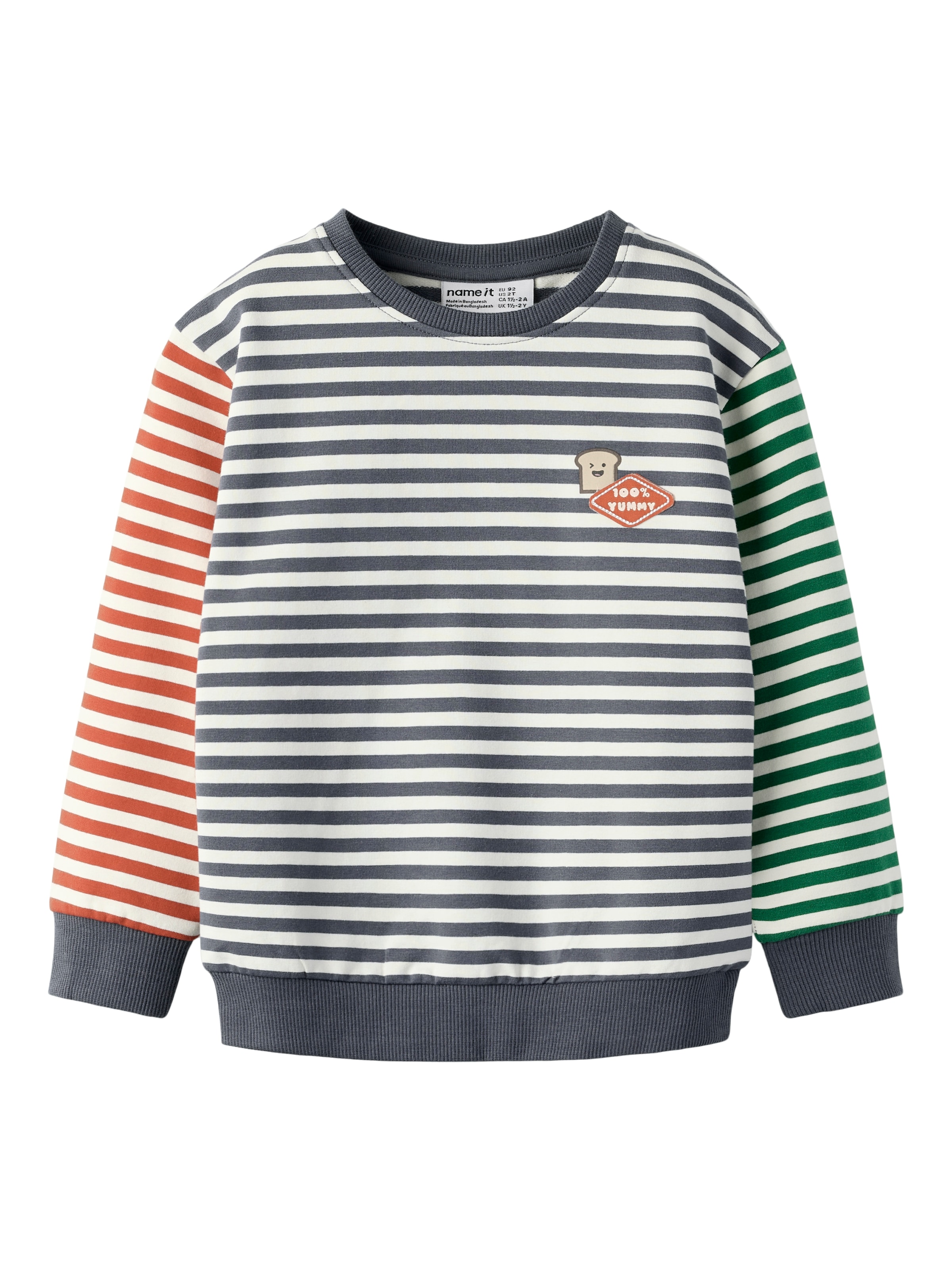 Name It Sweat-shirt »NMMKASTER LS NREG SWEAT UNB«, Baumwollmischung, regular fit
