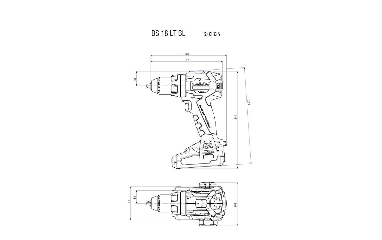metabo Akku-Bohrschrauber »BS 18 LT«
