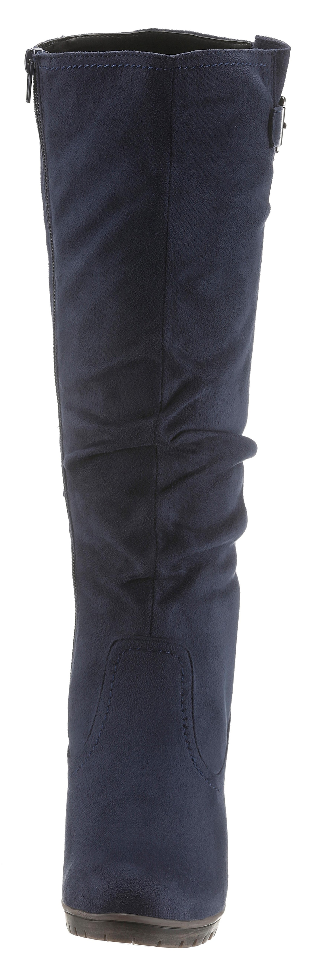 Aniston by BAUR Stiefel, mit Raffungen am slouchy Schaft