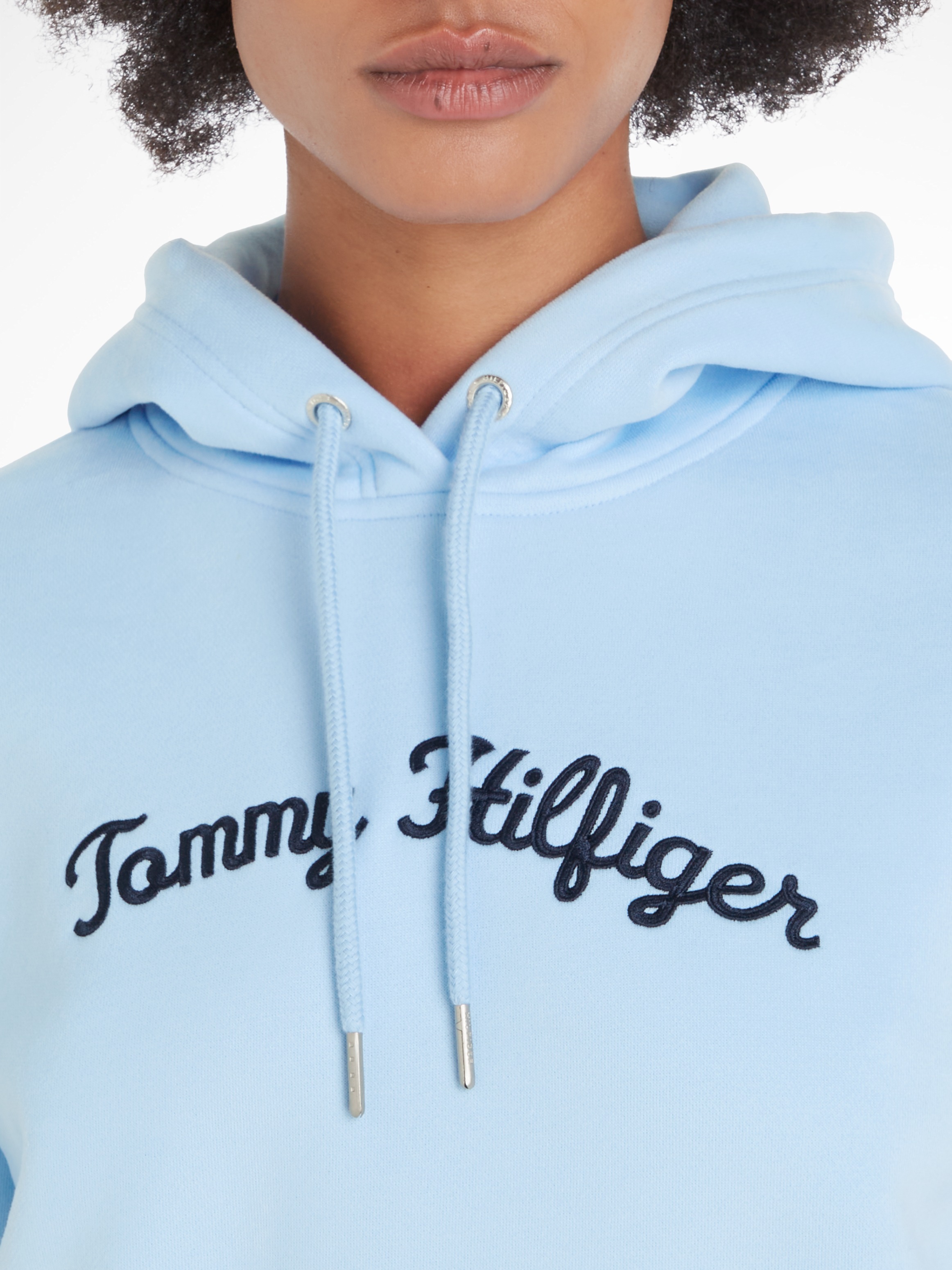 Tommy Hilfiger Kapuzensweatshirt »IM REG SCRIPT HILFIGER HOODIE«, mit Tommy Hilfiger Script Logo-Schriftzug