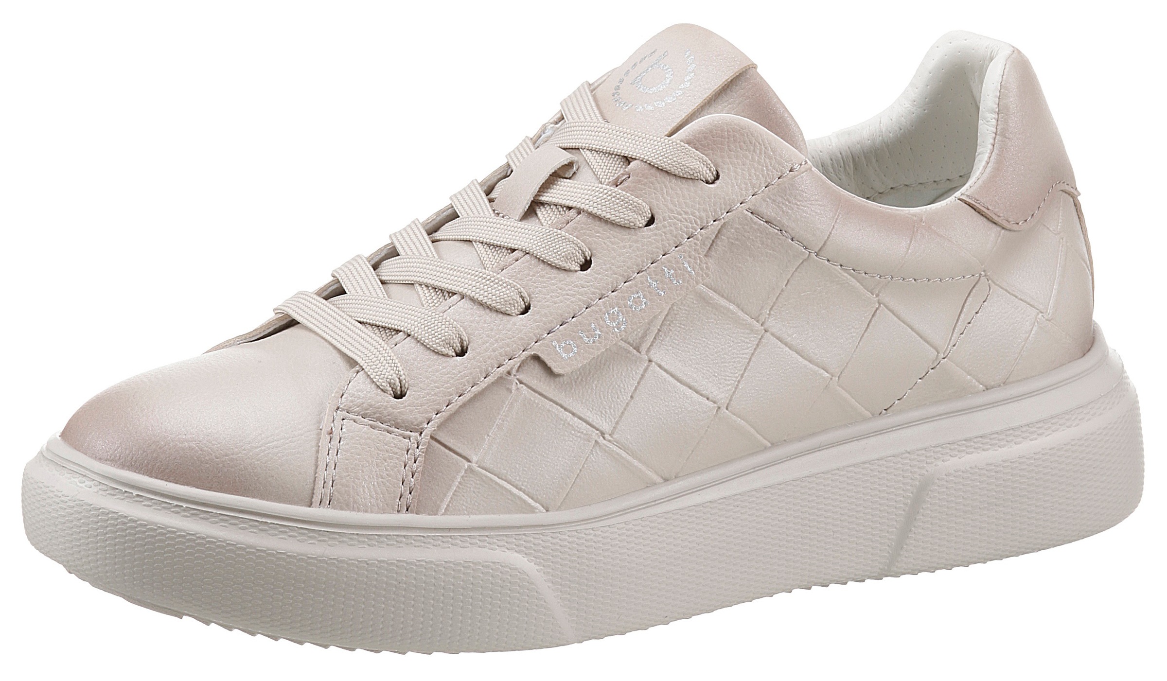 Image of bugatti Plateausneaker, mit angedeutetem Flechtmuster bei Ackermann Versand Schweiz