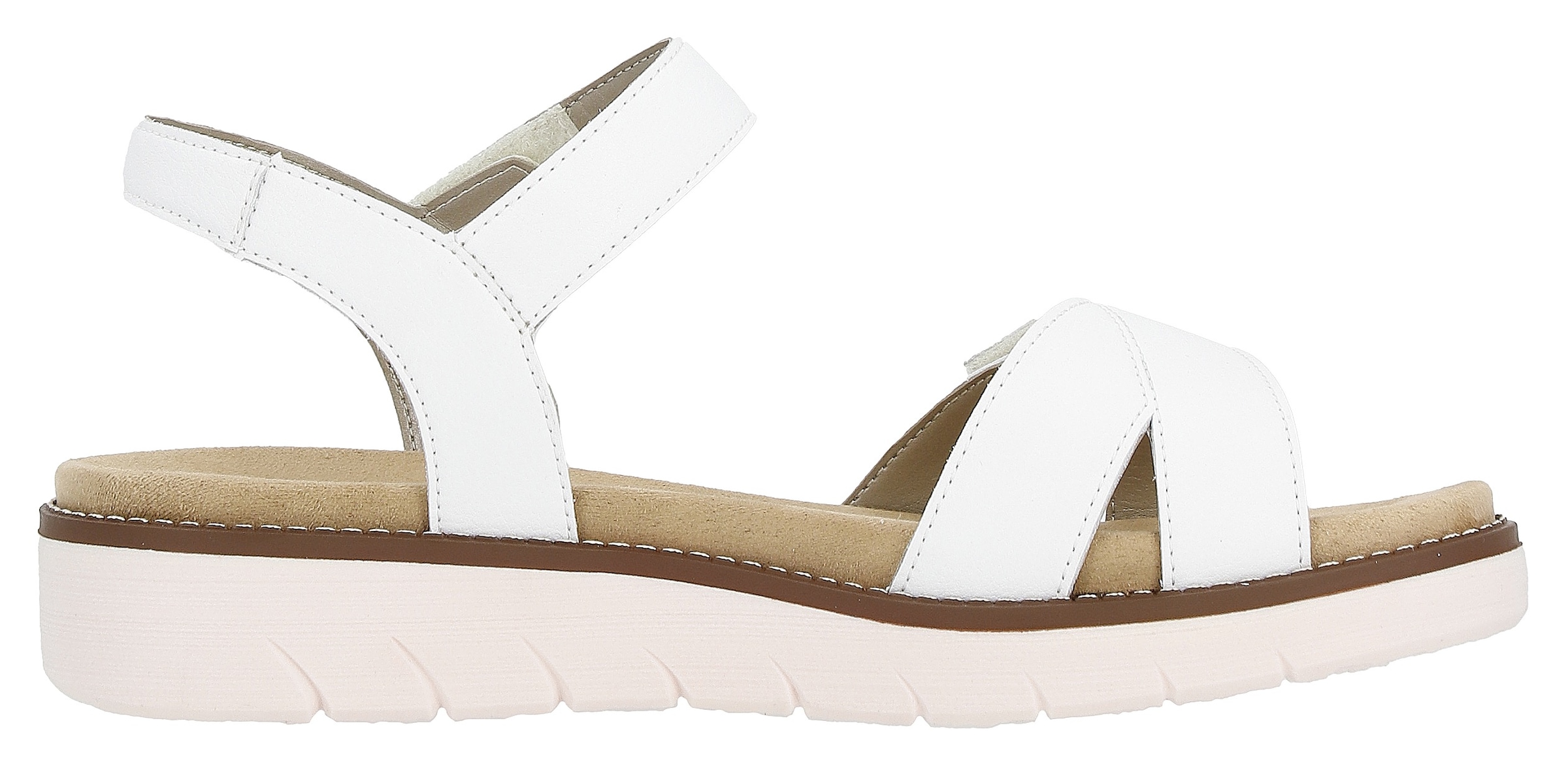 Remonte Riemchensandale  , Plateau, Sommerschuh, Sandalette mit Lite ´n Soft Ausstattung