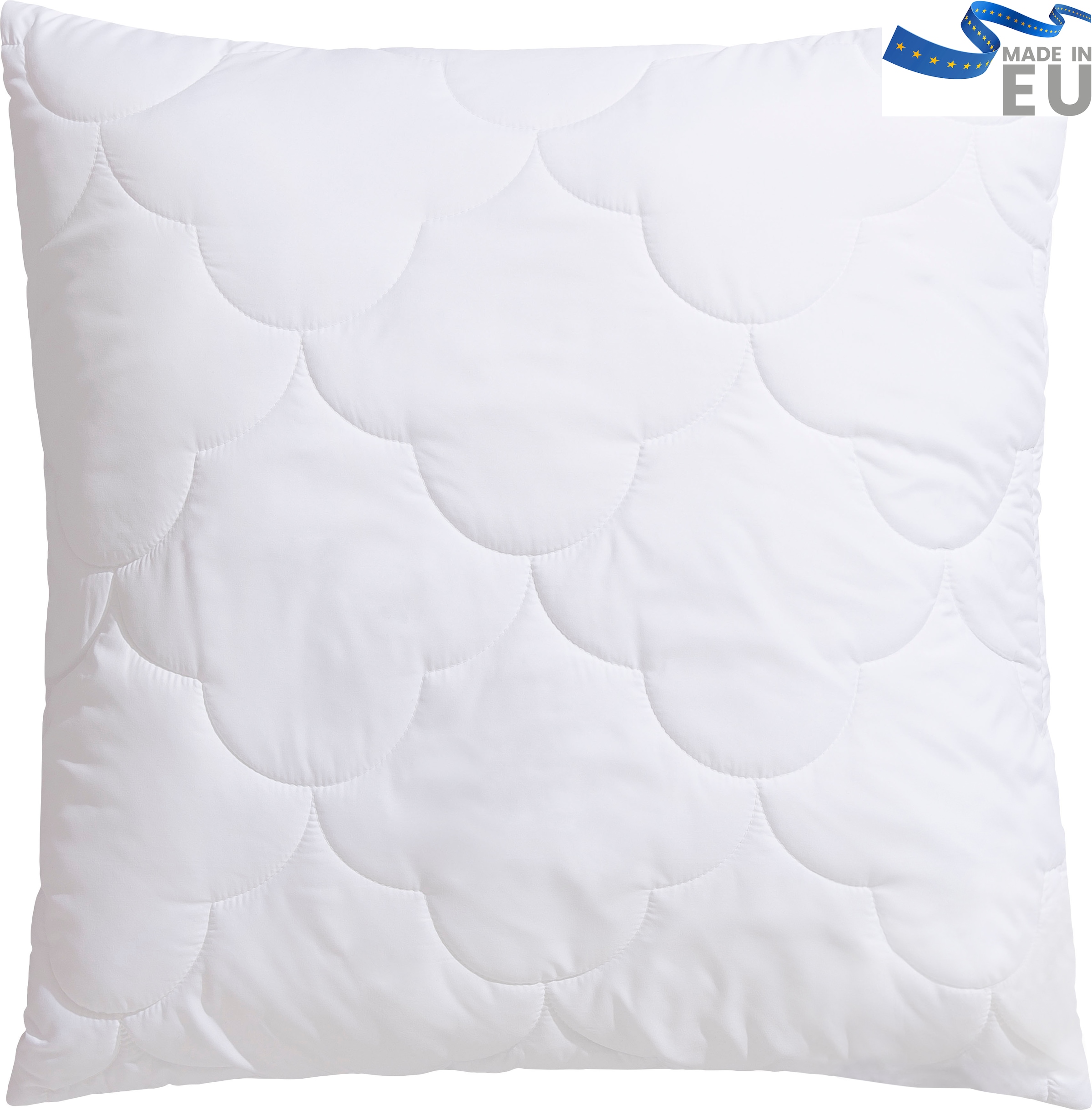 GOODproduct Oreiller en microfibre »Mondschein, Kopfkissen 1-tlg. oder 2-tlg. 40x80 oder 80x80 cm« Füllung: boulettes de fibres 1 cuis tlg. Coussin, adapté aux allergiques (pour allergiques à la poussière domestique)