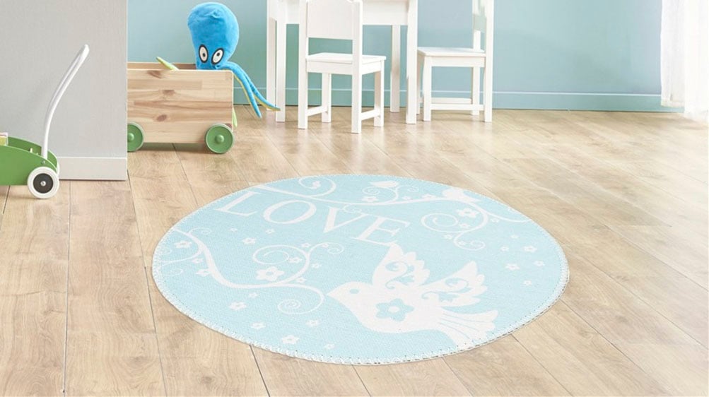 Image of Arte Espina Kinderteppich "Bambini 400" rund 5 mm Höhe Fantasievoll bedruckter Kinderteppich, angenehme Haptik