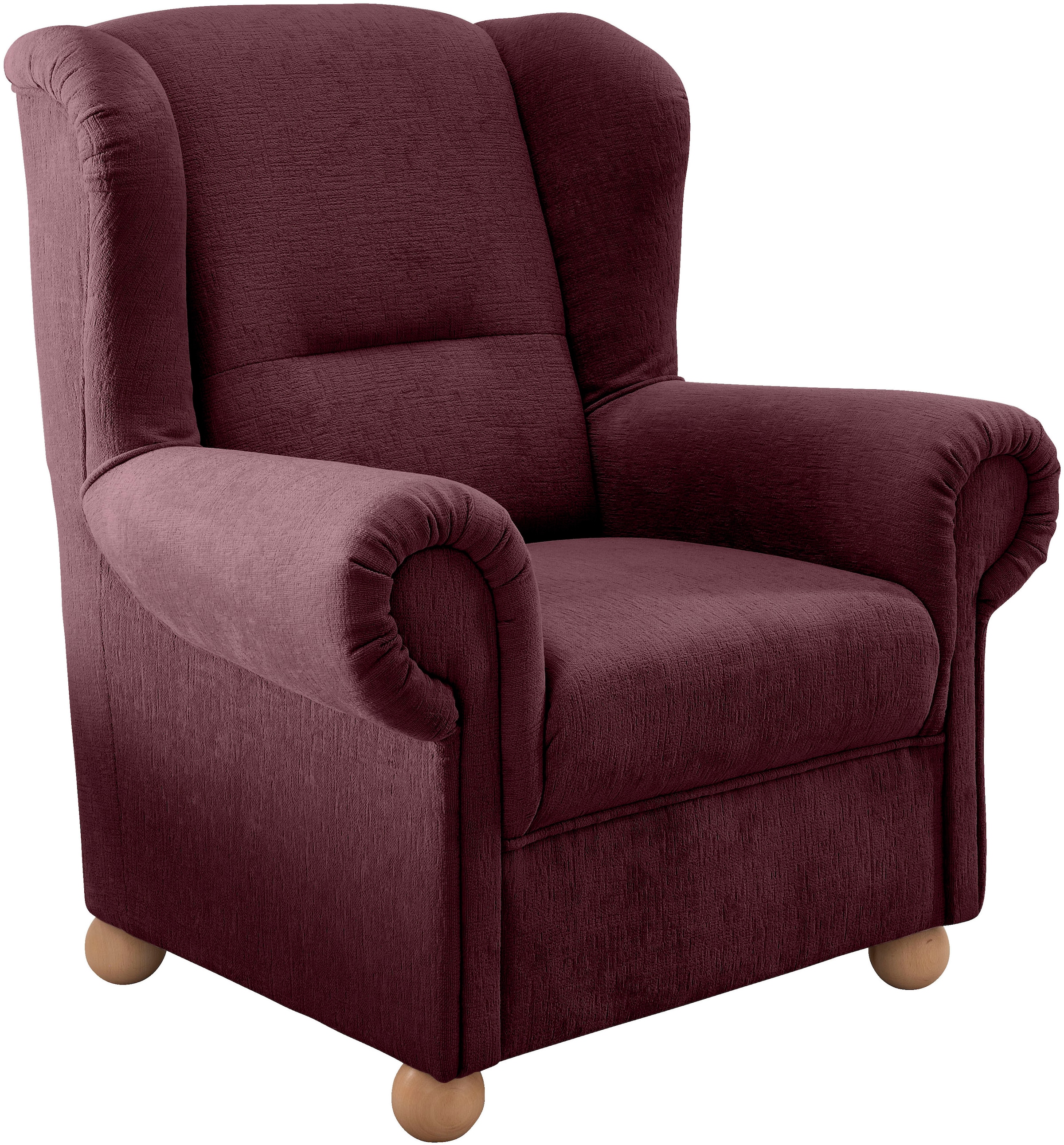 Home affaire Polstergarnitur »Torello Set: Ohrenbackensessel und Hocker« 2 tlg. tlg.