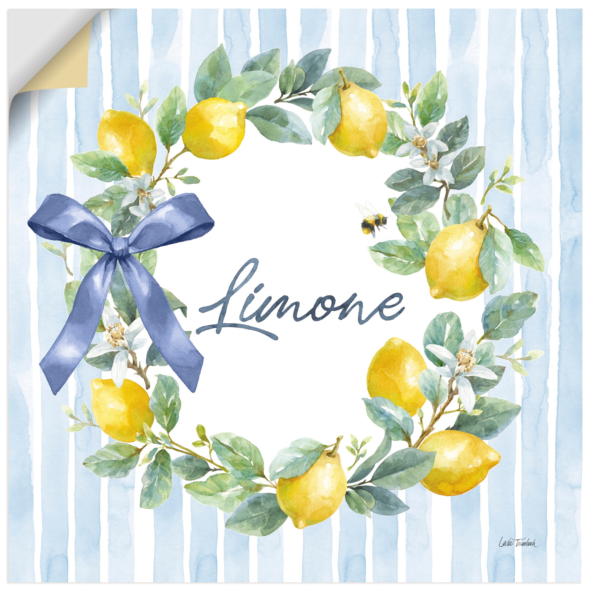 Image of Artland Wandbild "Le Citron IV" Arrangements 1 Stk. tlg. als Alubild, Leinwandbild, Poster, Wandaufkleber in verschied. Grössen
