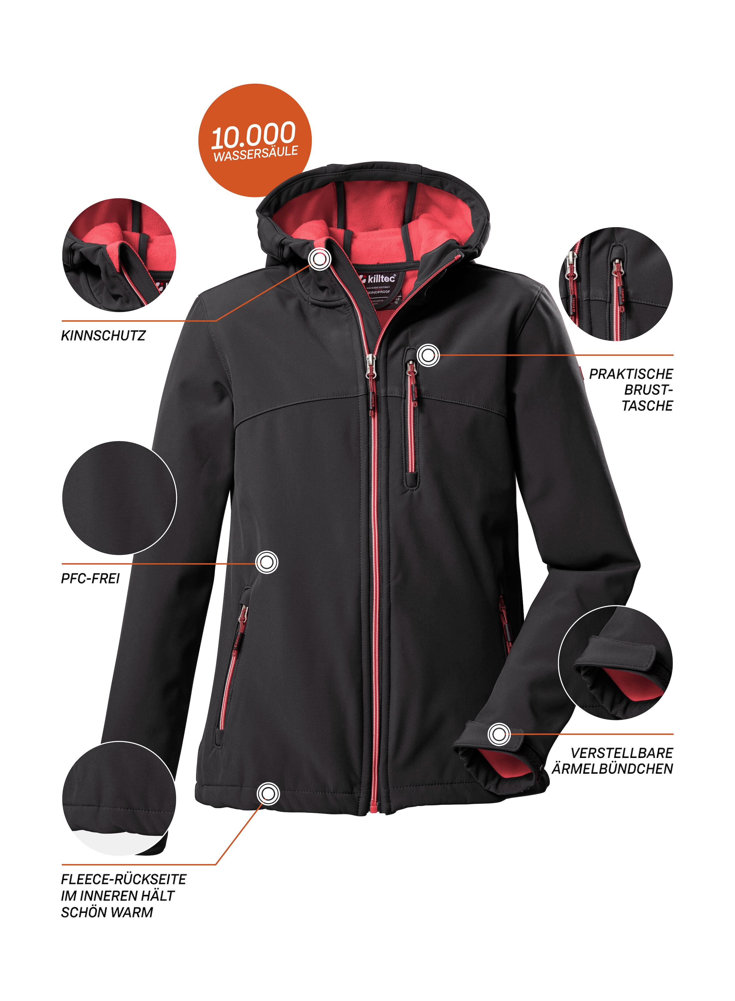 Killtec Softshelljacke »Girls Softshelljacke«