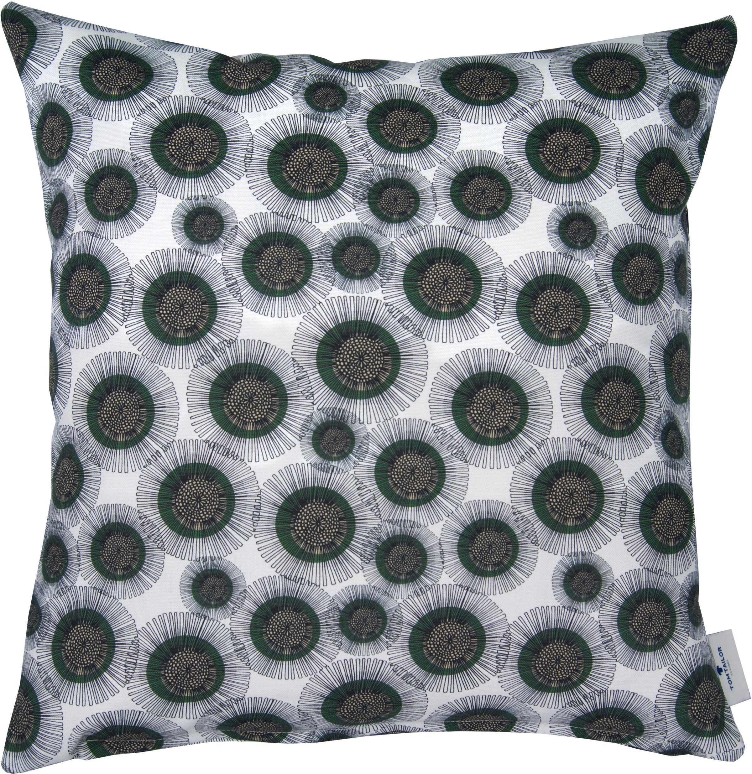 Image of TOM TAILOR Kissenbezug »Retro Buttons«, (1 St.), mit Kreisen bei Ackermann Versand Schweiz
