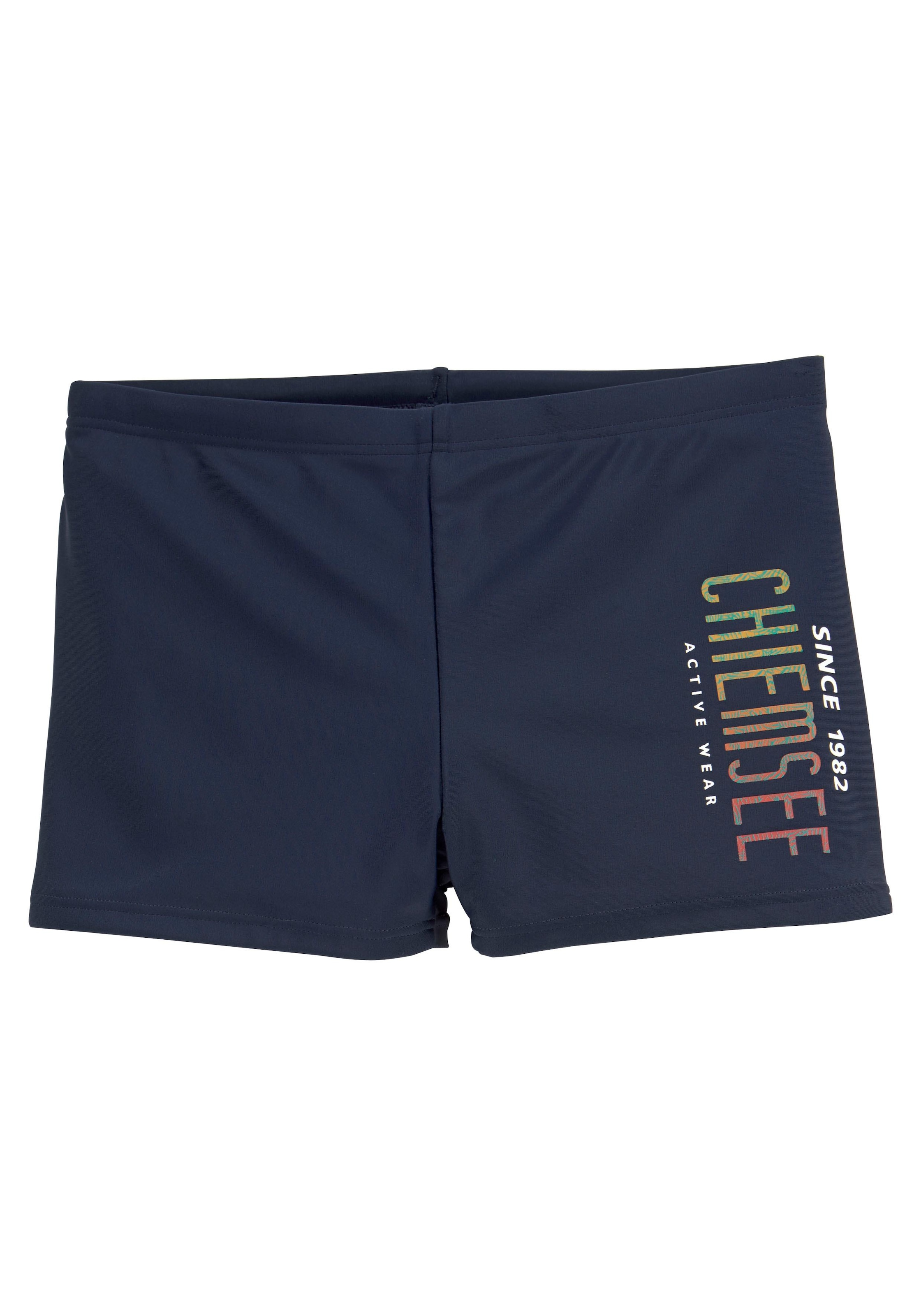 Chiemsee Boxer-Badehose, mit Logodruck