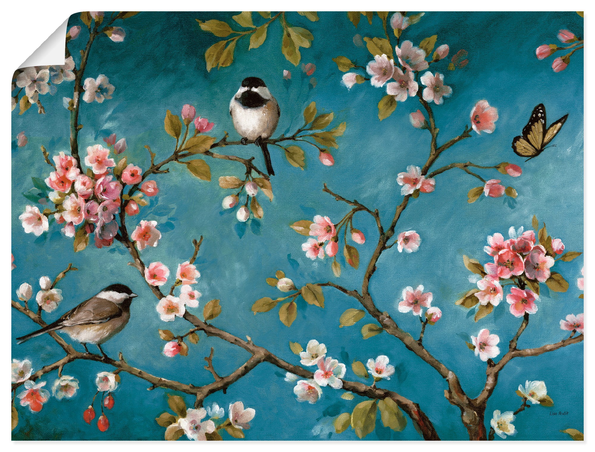 Image of Artland Poster "Blüte I" Blumen 1 Stk. tlg. ohne Rahmen