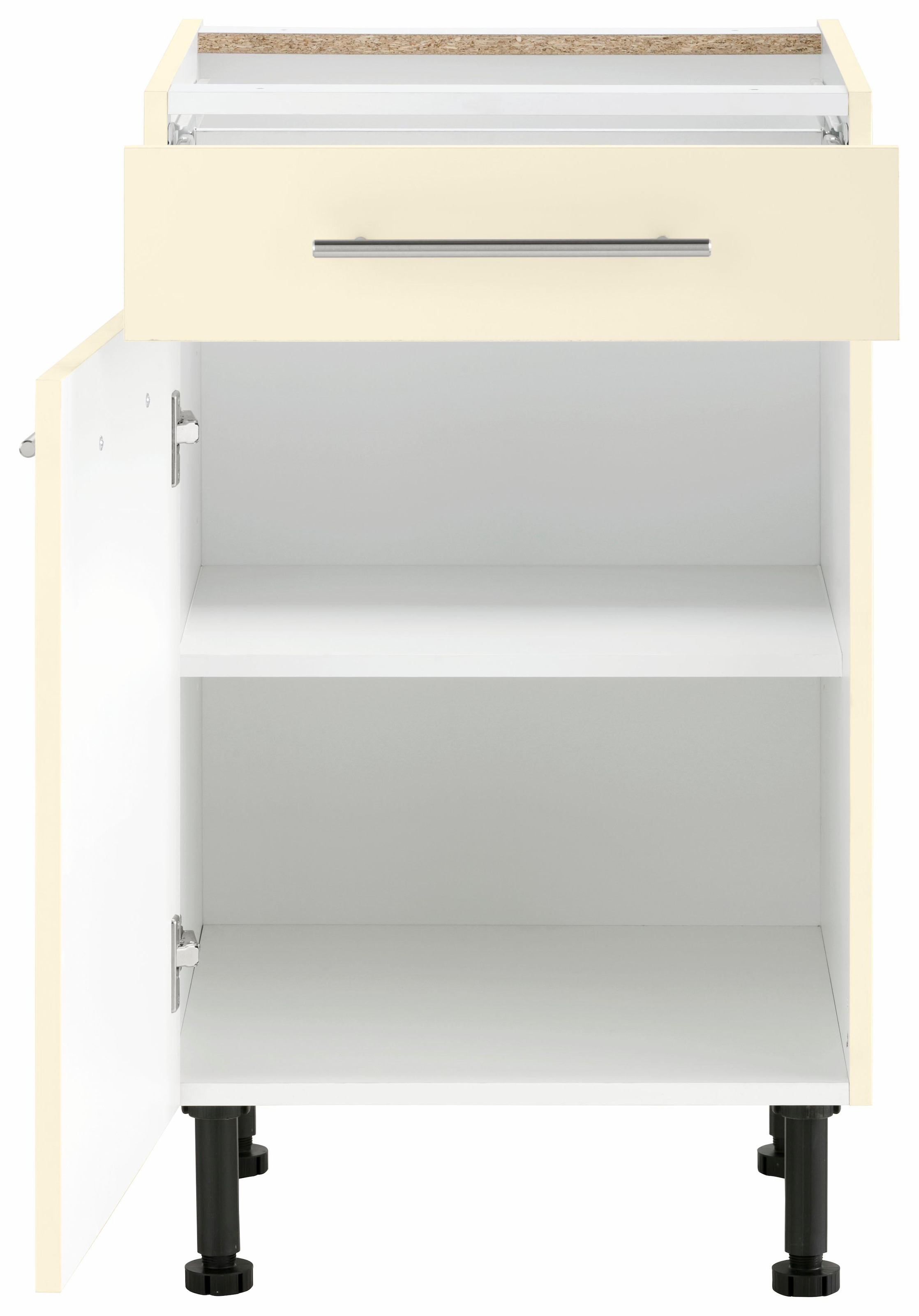 wiho Küchen Unterschrank »Ela« Breite 50 cm, höhenverstellbare Füsse