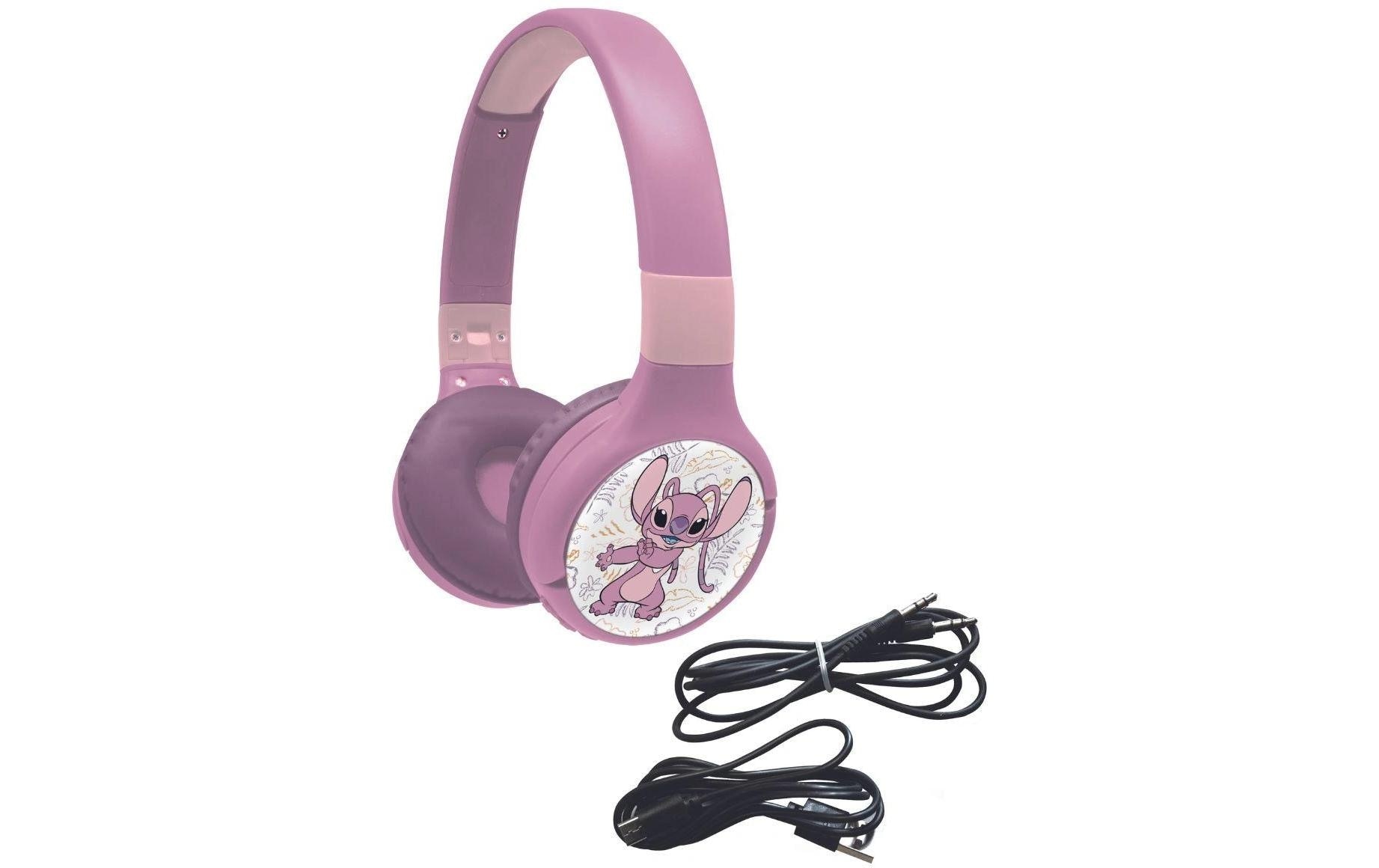Lexibook® On-Ear-Kopfhörer »Disney Stitch Angel 2in1 Bluetooth-Kopfhörer«