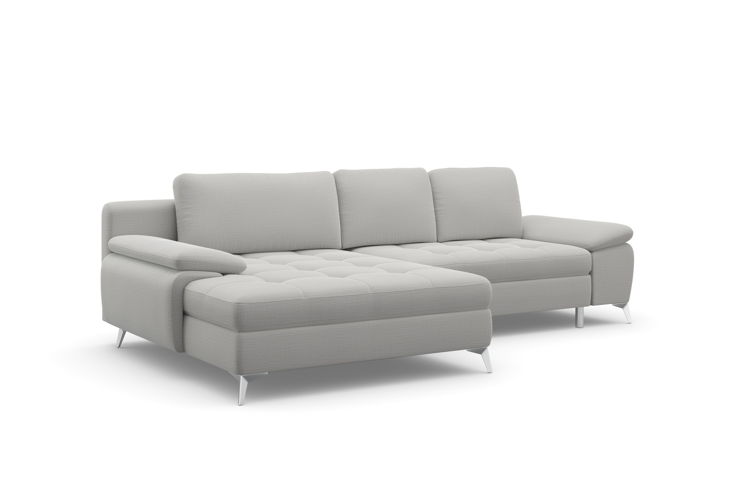 sit&more Ecksofa »Latigo L-Form«, mit Mega-Recamiere, wahlweise mit Bettfunktion und Bettkasten