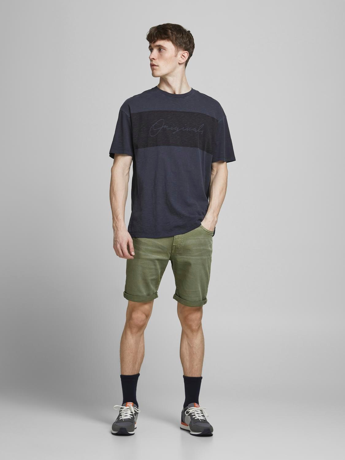 Jack & Jones Jeansshorts »JPSTRICK JJICON SHORTS AMA SN«
