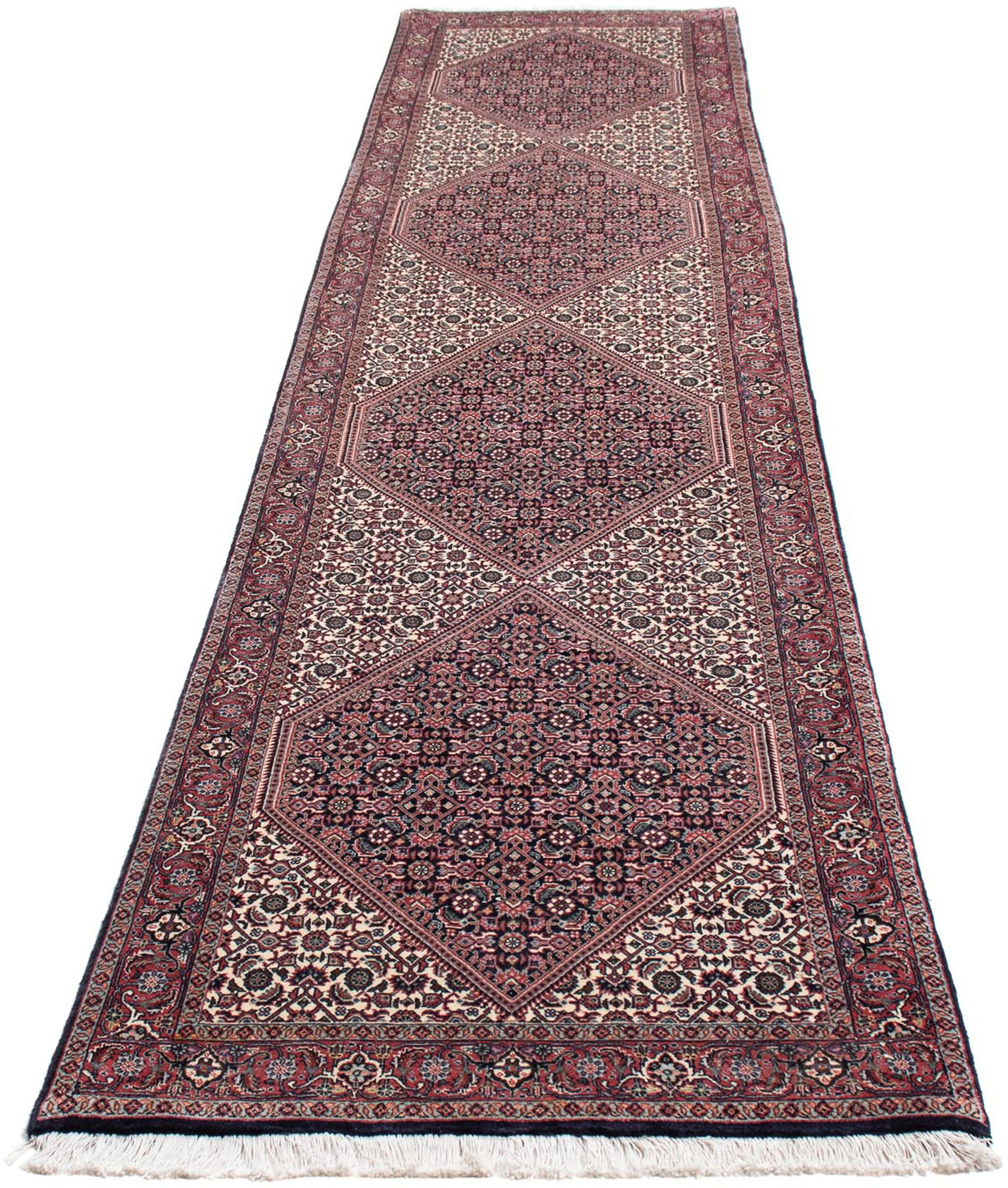 Image of morgenland Orientteppich »Perser - Bidjar - 395 x 81 cm - beige«, rechteckig, 15 mm Höhe, Wohnzimmer, Handgeknüpft, Einzelstück mit Zertifikat bei Ackermann Versand Schweiz
