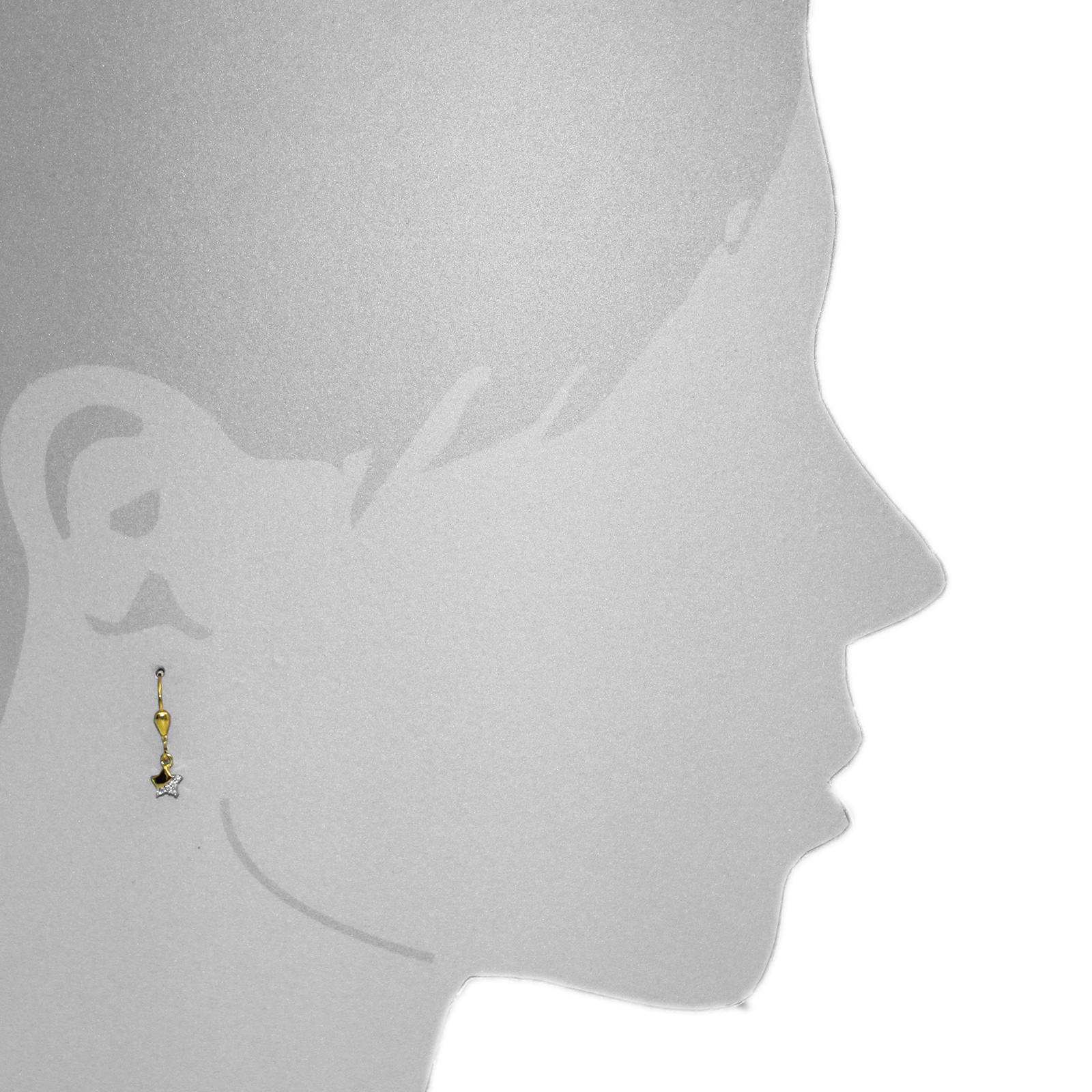 OSTSEE-SCHMUCK Paire de boucles d'oreilles »Ostsee-Schmuck Ohrhänger Stern Ohrhänger Stern«