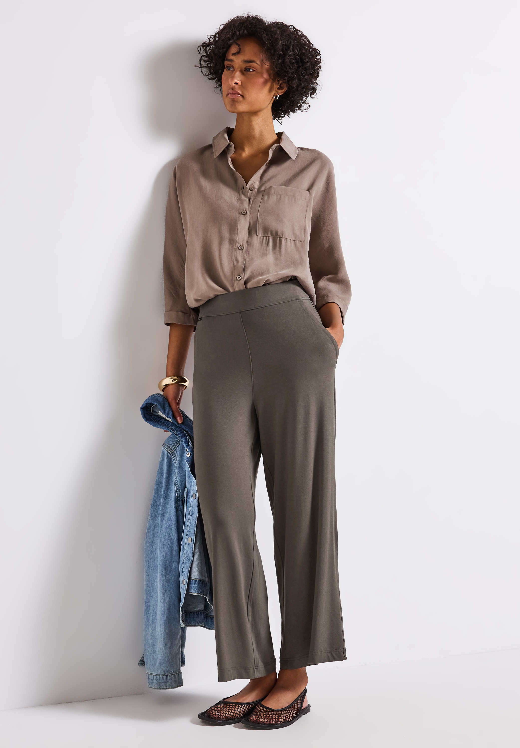 STREET ONE Stoffhose »Style EMEE«, 7/8-Länge und seitliche Taschen