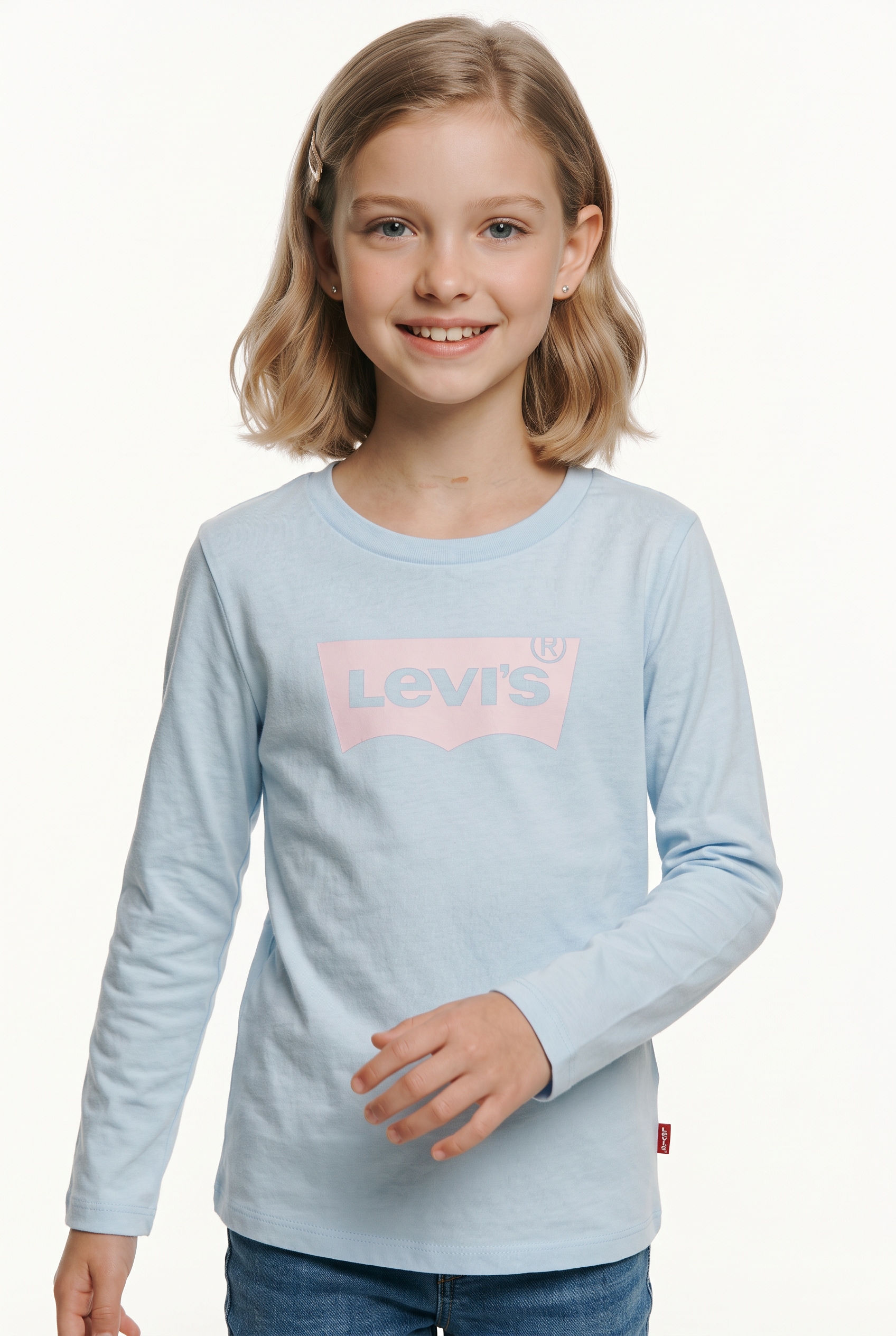 Image of Levis Kids Langarmshirt "LVG L/S BATWING TEE" for GIRLS