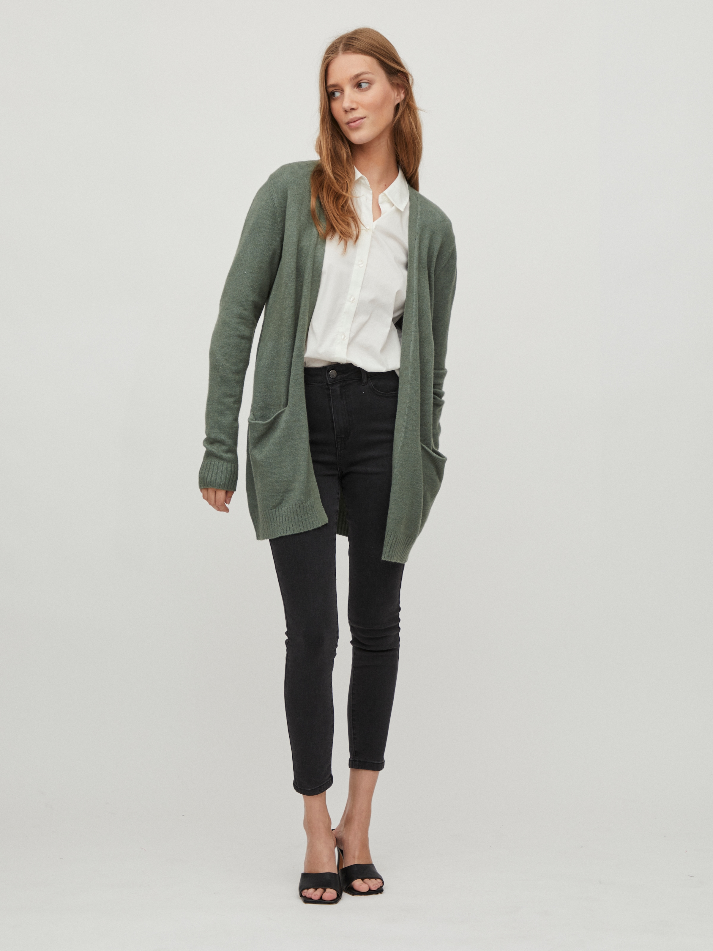 Vila Strickjacke »VIRIL OPEN L/S KNIT CARDIGAN - NOOS«