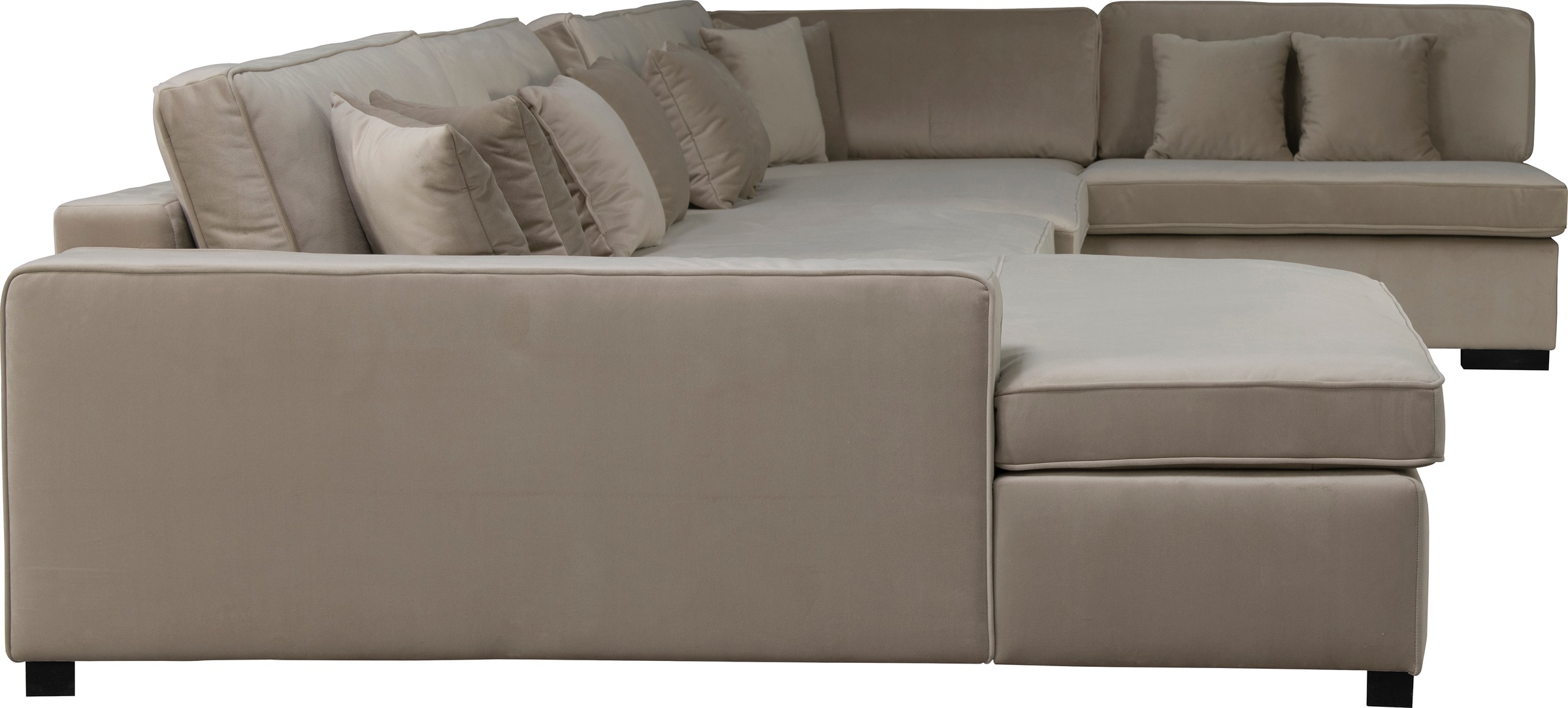 Guido Maria Kretschmer Home&Living Wohnlandschaft »Skara U-Form«, Lounge-Sofa mit Federkernpolsterung, in vielen Bezugsvarianten