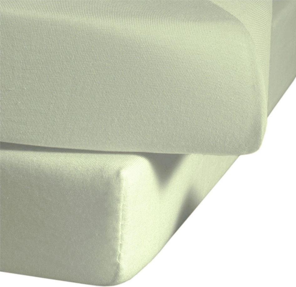 fleuresse Spannbettlaken "Jenny C aus feinfädigem Mako-Jersey" für Matratzen bis 23 cm Höhe