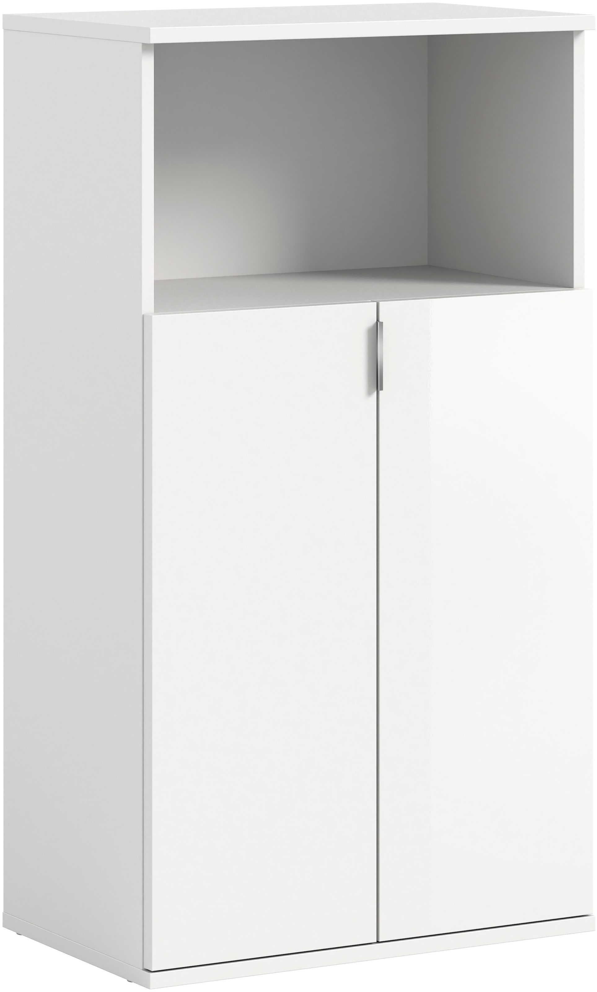Image of Home affaire Schuhschrank "Trondheim Schuhschrank, Höhe 110 cm," 1 Stk. tlg. hochglanz, für ca. 12 Paar Schuhe, 3 Einlegeböden, Schuhschrank,Flur