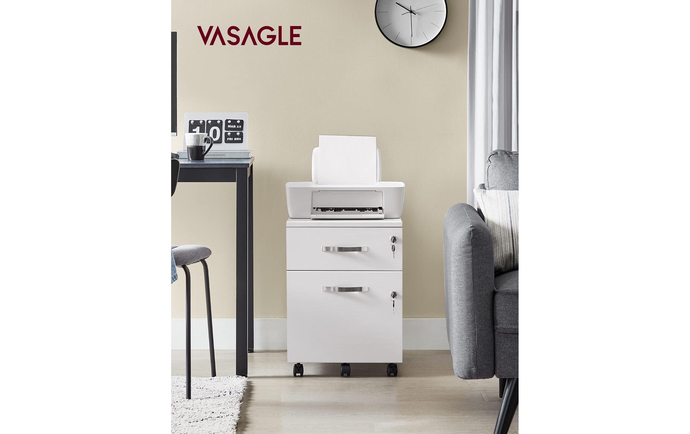 VASAGLE Aktenschrank »mit zwei Schubladen«