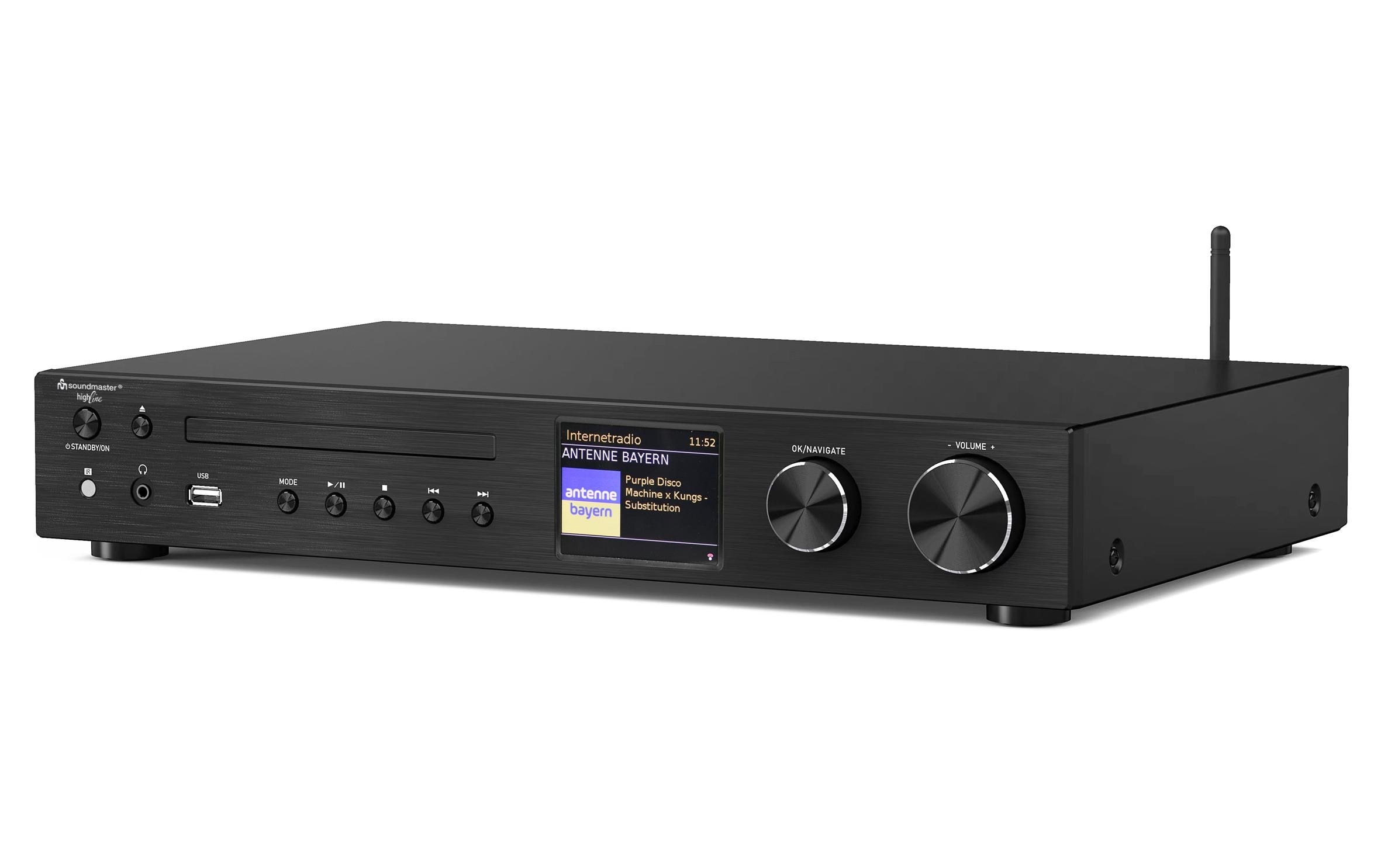 Image of Soundmaster Radio "ICD4350SW Schwarz" ( Digitalradio (DAB+) FM-Tuner Internetradio )
