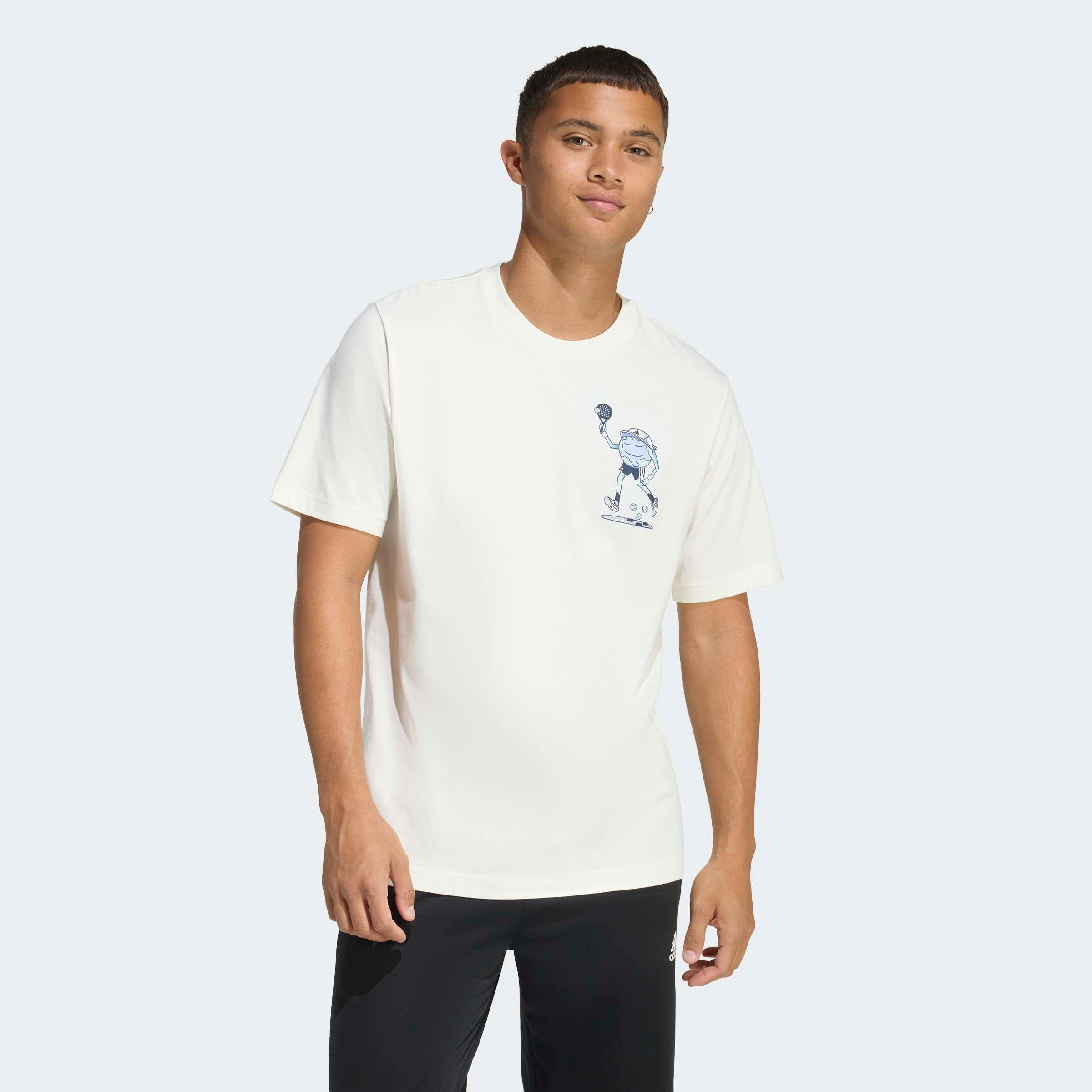 Image of adidas Sportswear T-Shirt "M ED PADEL T" Print T-Shirt