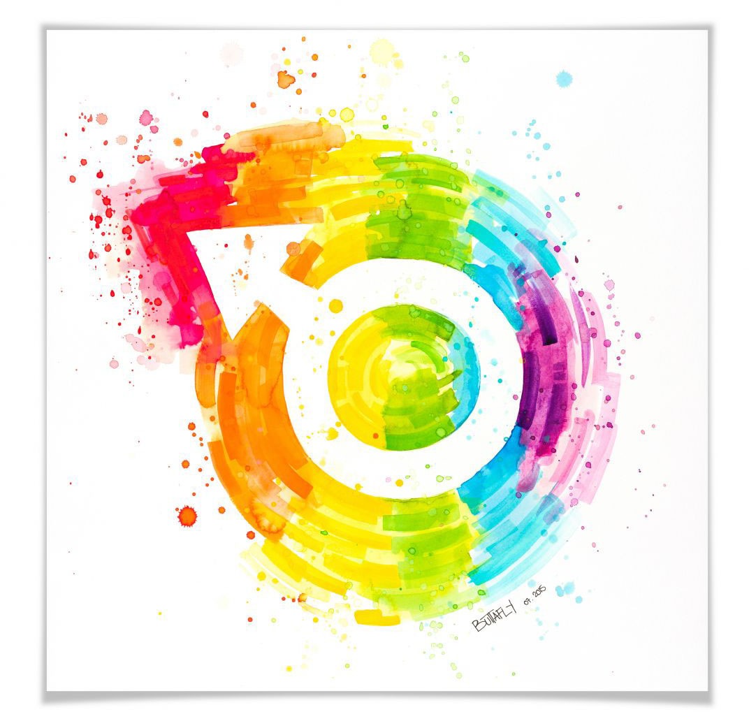 Image of Wall-Art Poster »Social Movement Male«, Schriftzug, (1 St.), Poster, Wandbild, Bild, Wandposter bei Ackermann Versand Schweiz