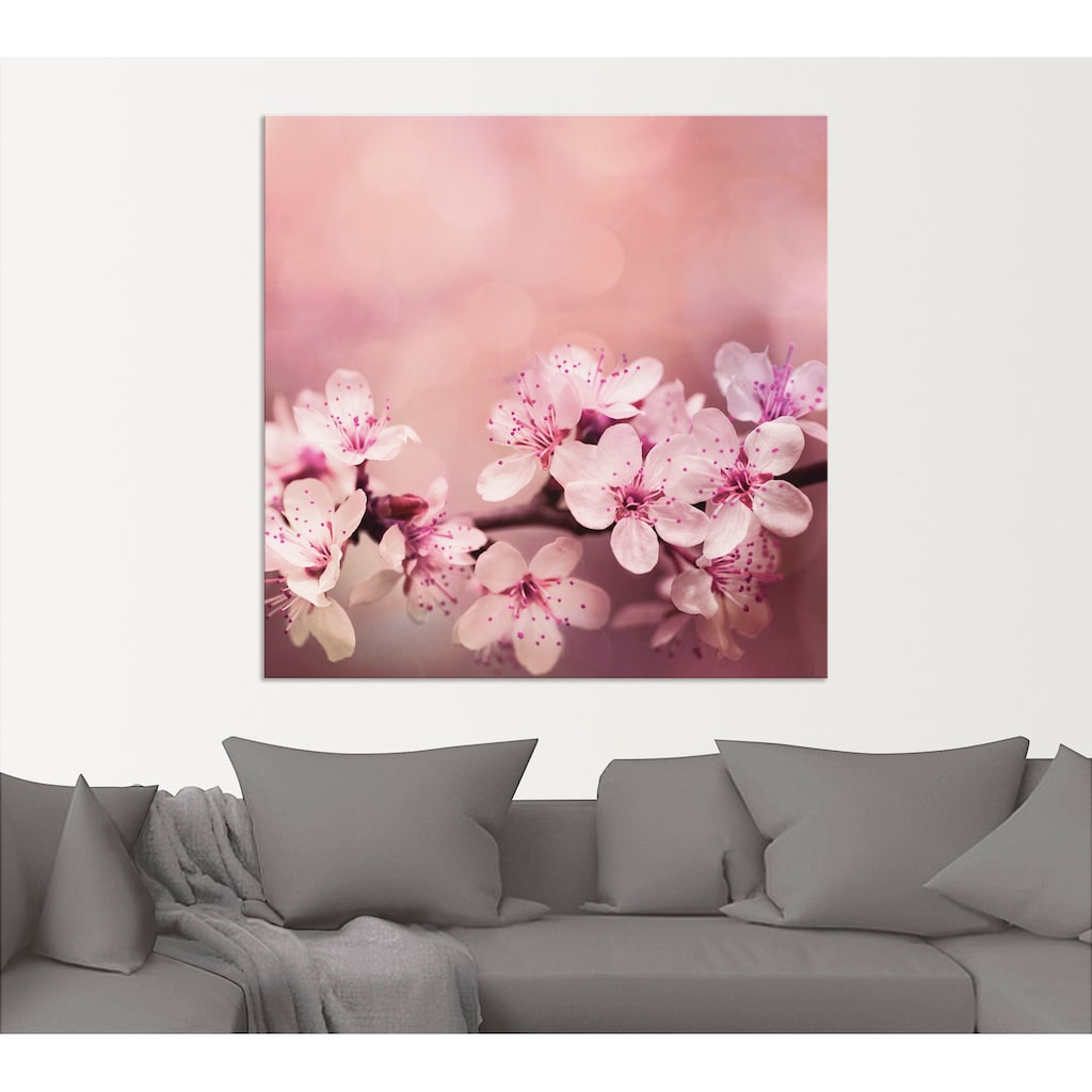 Artland Wandbild »Kirschblüten«, Blumen, (1 St.)