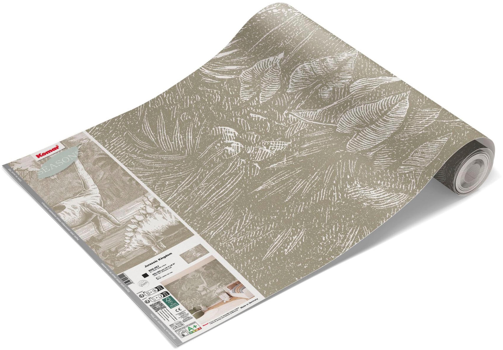 Komar Fototapete »Vlies Fototapete - Jurassic Kingdom - Grösse 400 x 250 cm« Motiv | bedruckt glatt