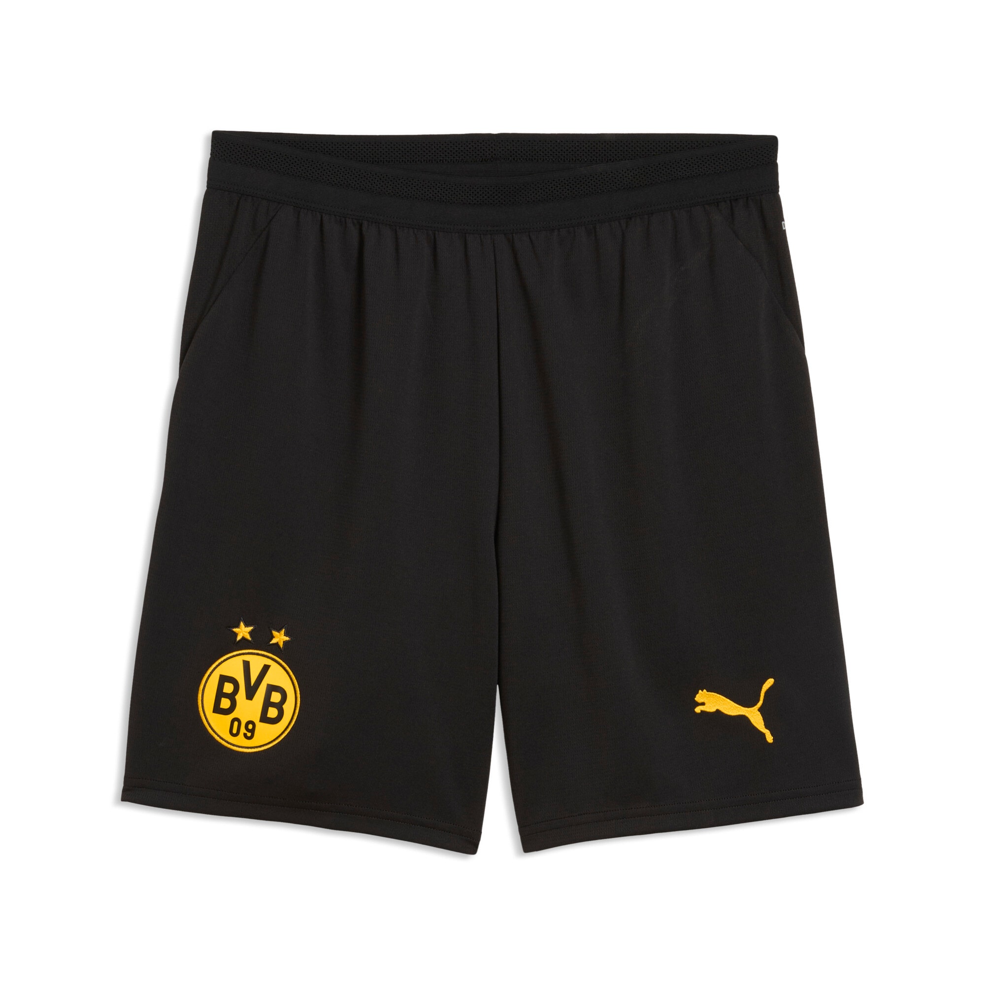 Image of PUMA Trainingsshorts "BVB SHORTS REPLICA" Regular Fit, für Fussball, sportlicher Stil, atmungsaktives Material