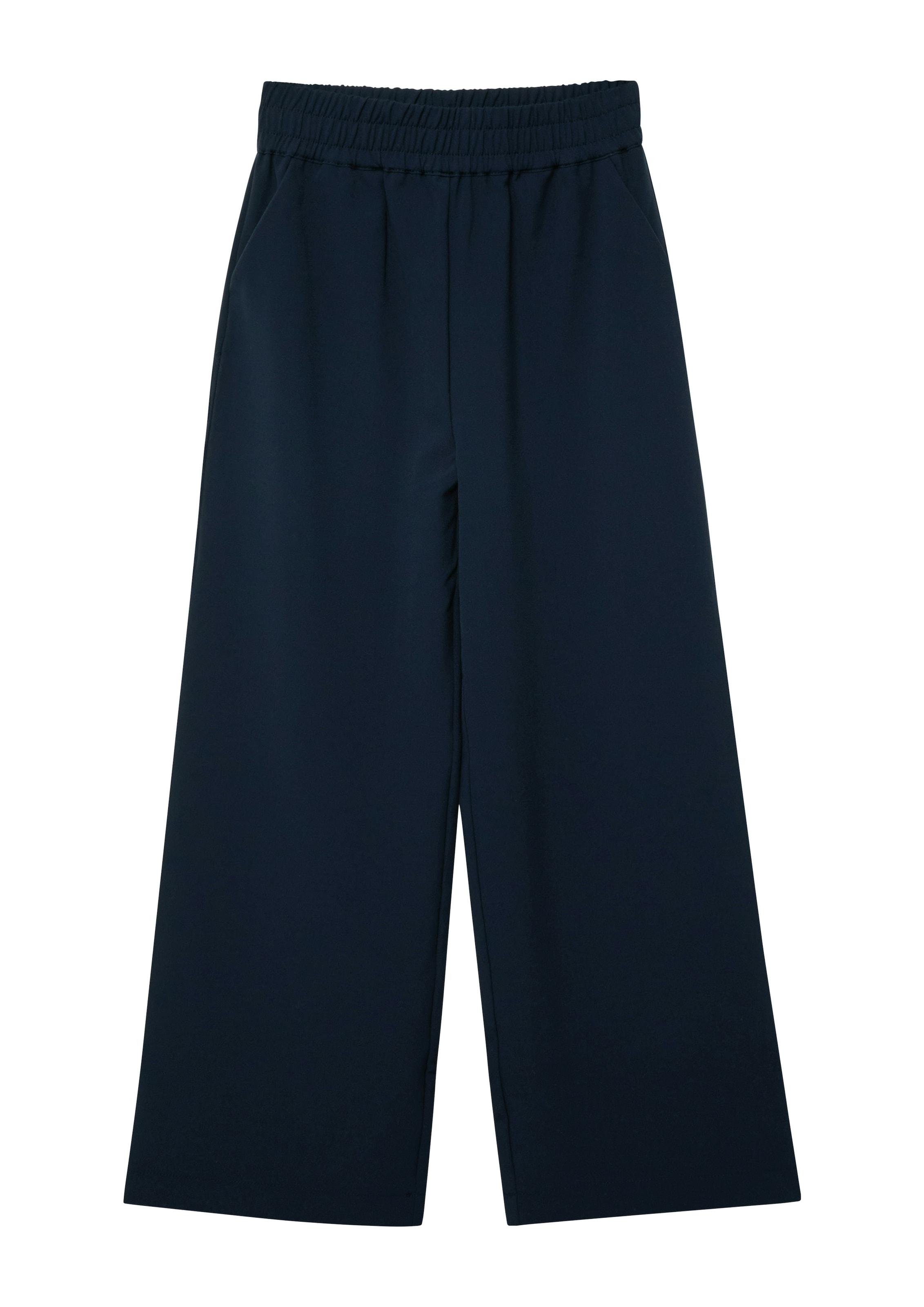s.Oliver Junior Pantalon en tissu  avec jambe large et droite et ceinture élastique
