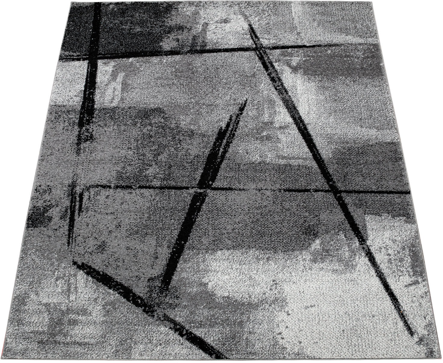 Image of Paco Home Teppich »Mondial 106«, rechteckig, 11 mm Höhe, Kurzflor, modernes abstraktes Design, ideal im Wohnzimmer & Schlafzimmer bei Ackermann Versand Schweiz