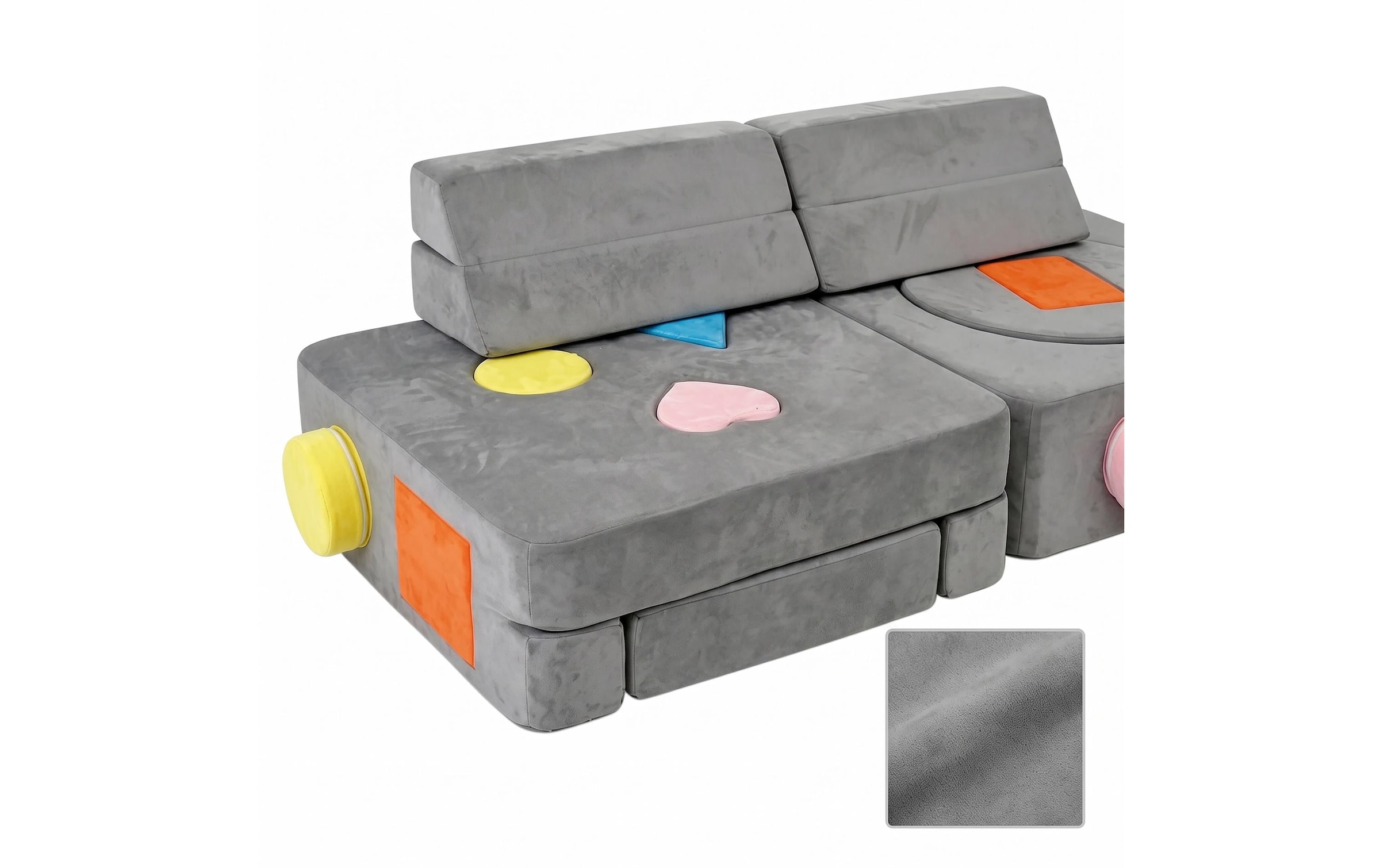 relaxdays Fauteuil pour enfant »Kindersessel Kinder Spielsofa Modular«