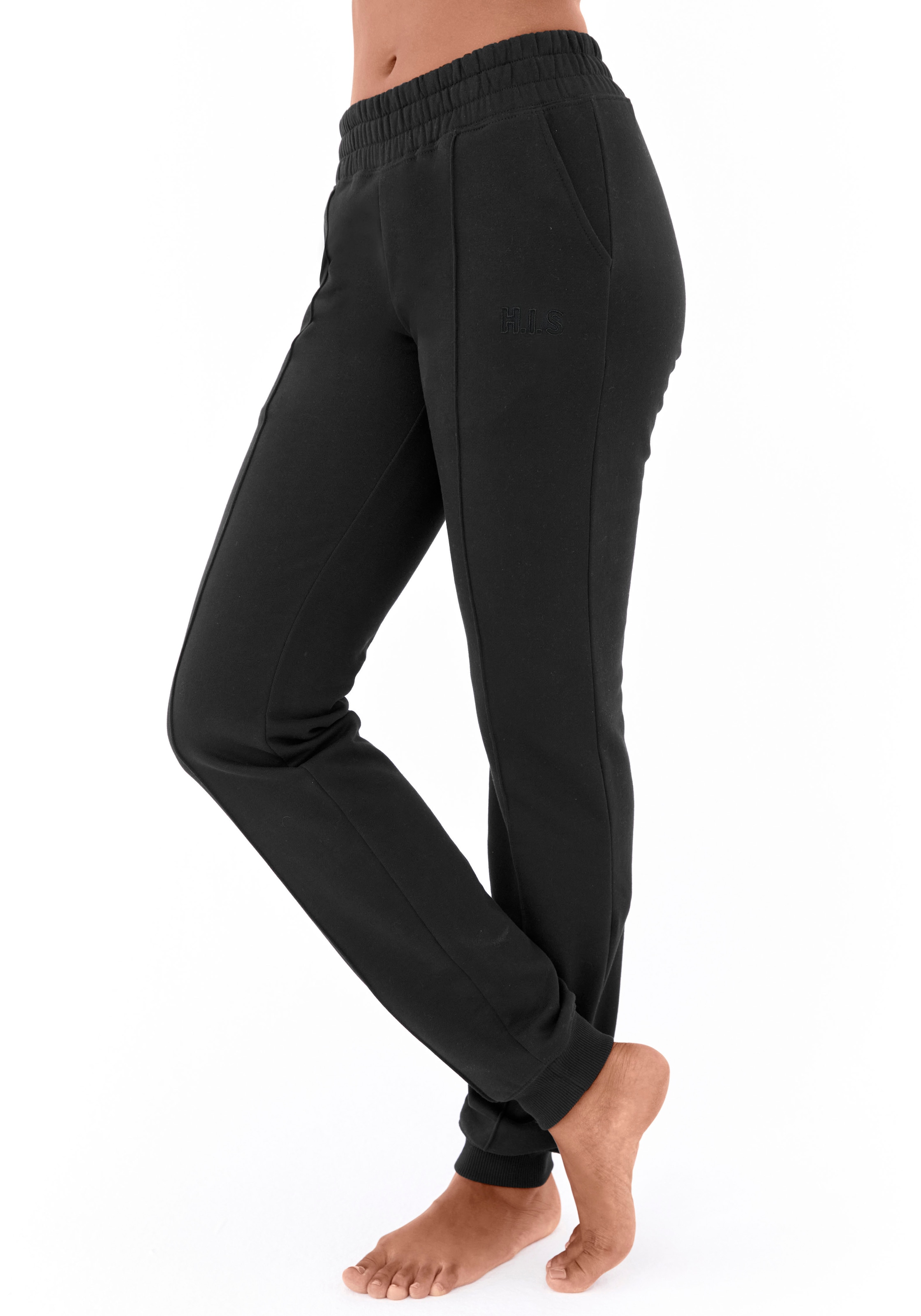 Image of H.I.S Relaxhose mit Piping vorn, Loungeanzug