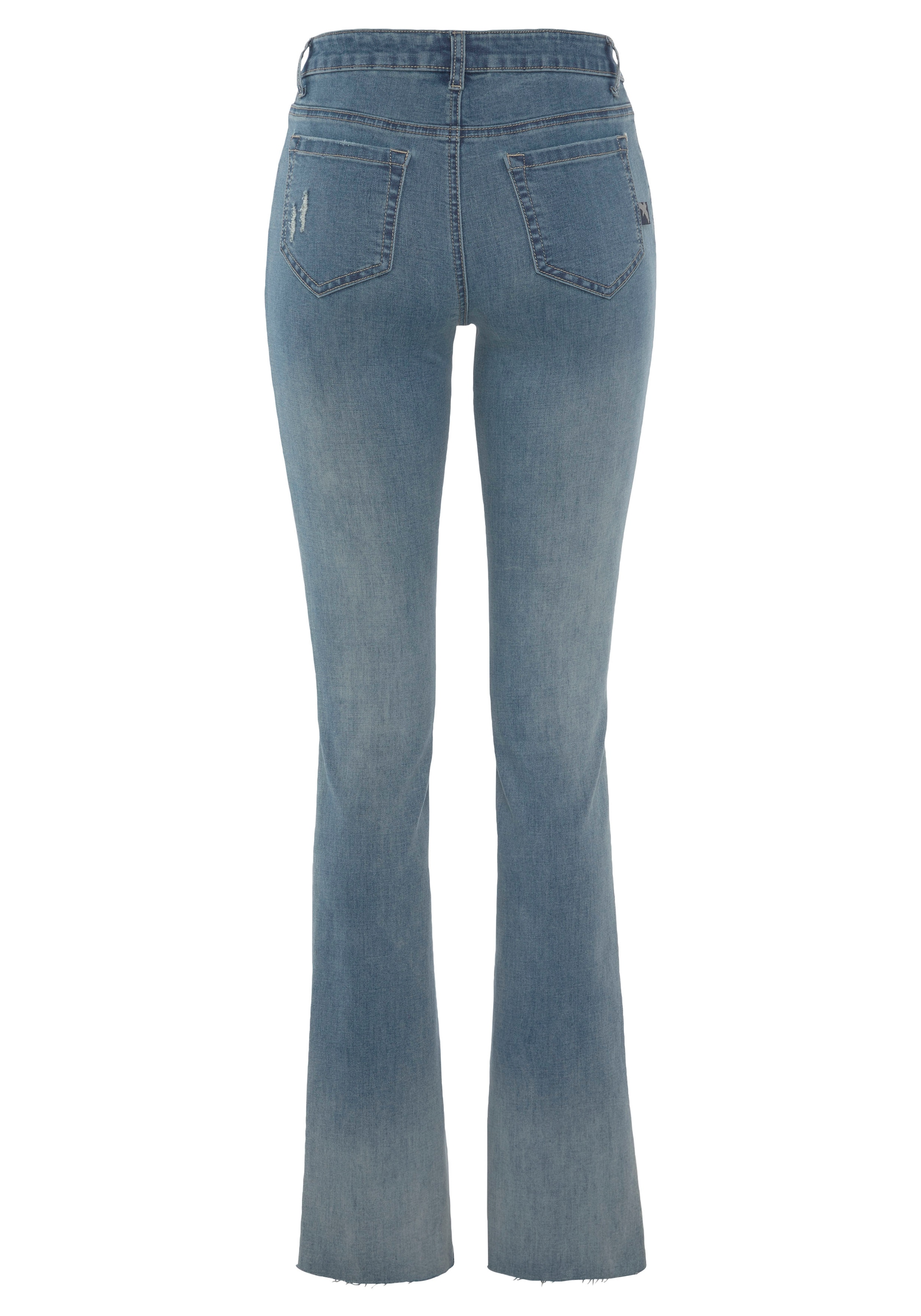 Arizona Bootcut-Jeans »Ultra-Stretch«, Mid-Waist