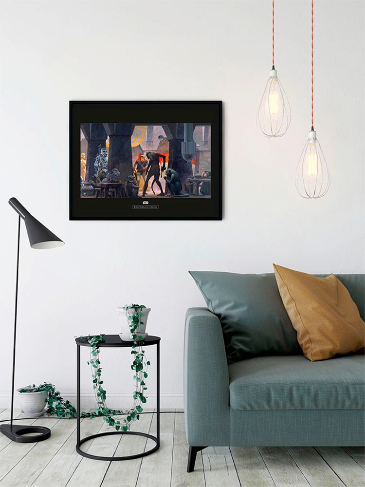 Komar Bild »Star Wars Classic RMQ Mos Eisley Streets«, Star Wars, (1 St.), Wandbild zur Dekoration im Kinderzimmer - ohne Rahmen