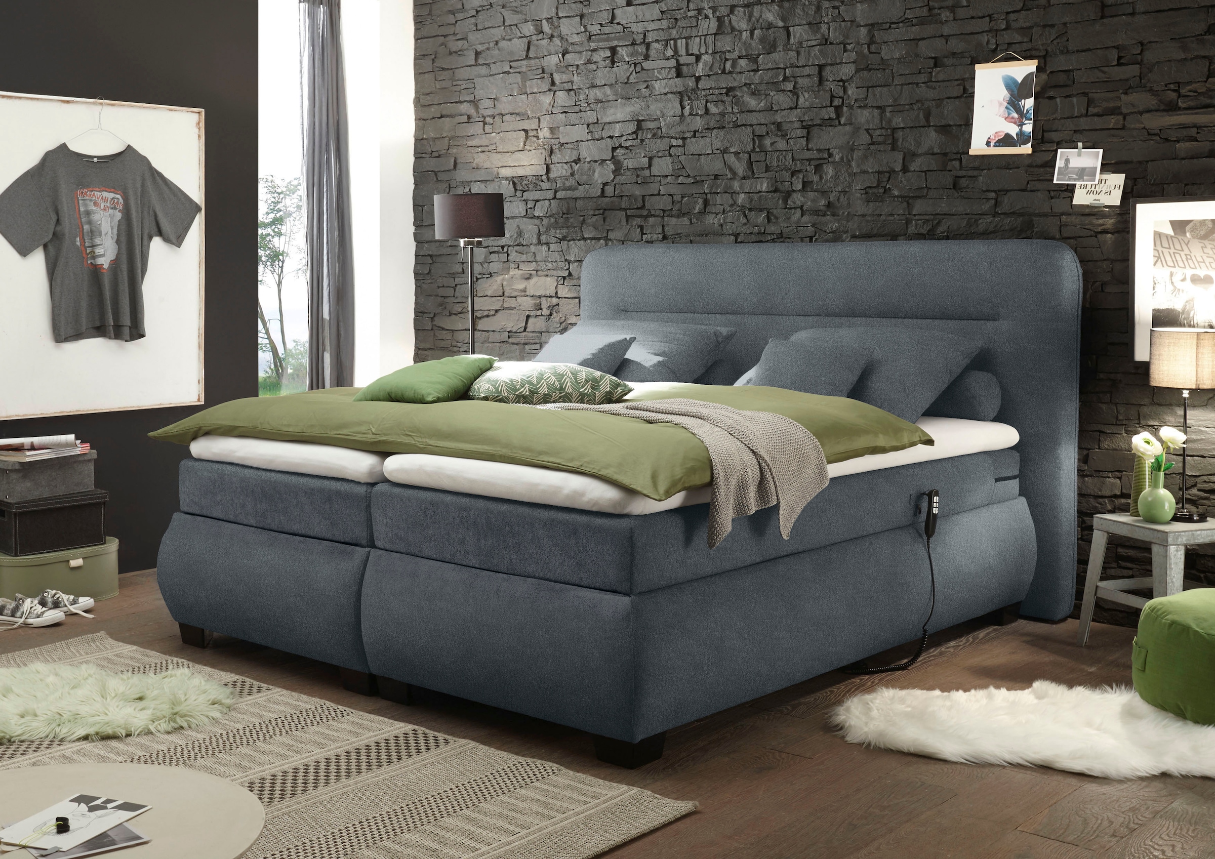 ED EXCITING DESIGN Lit boxspring »Evolution« inkl. Motor und Topper