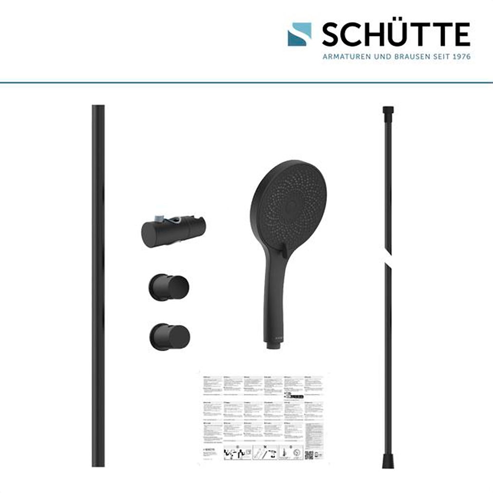 Schütte Garniture de douche »RAVEN« Regendusche, mit Schlauch und Halterung, Wellness-Duschkopf