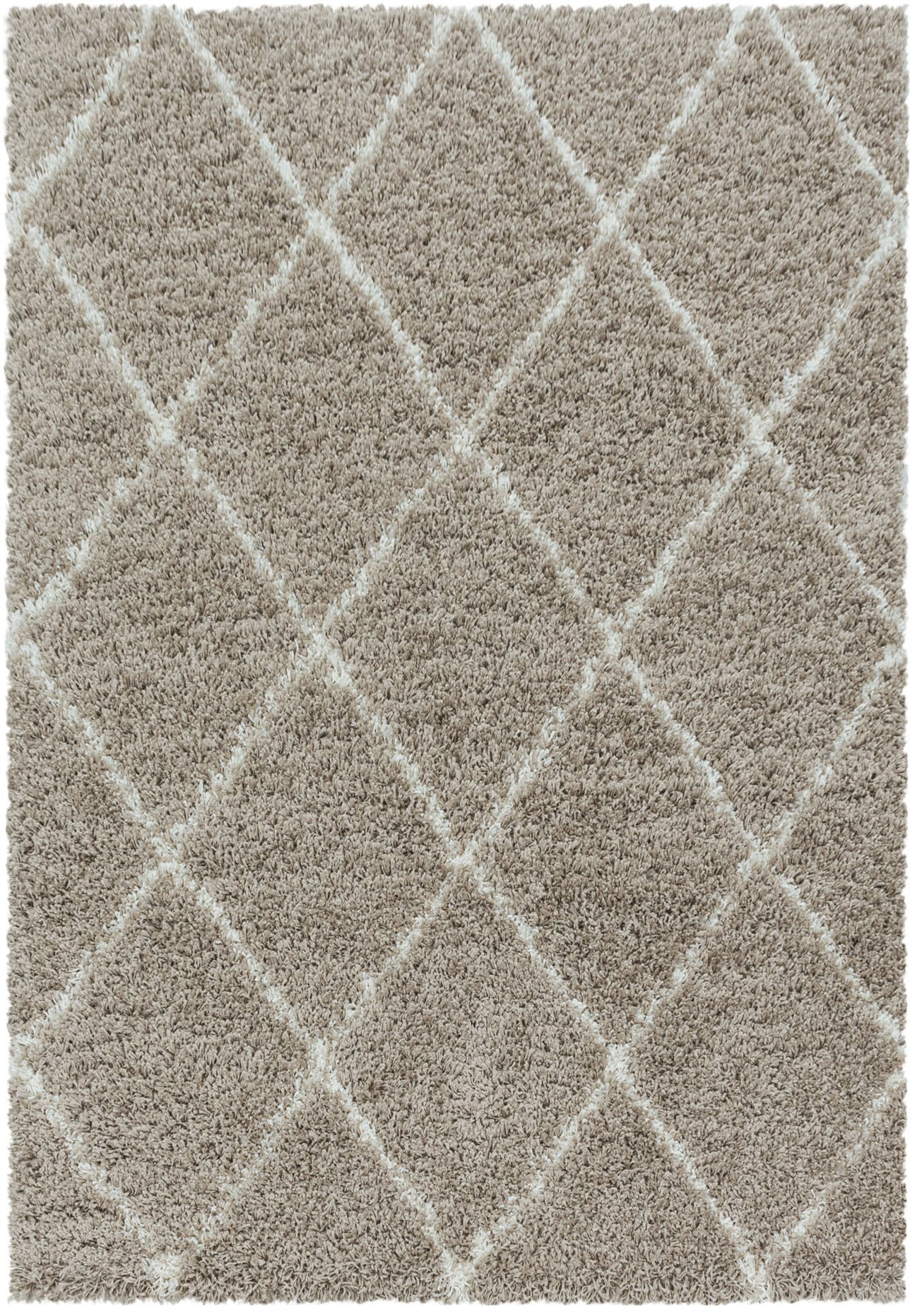 Ayyildiz Teppiche Hochflor-Teppich »ALVOR 3401«, rechteckig, 50 mm Höhe, Shaggy, Langflor, Läufer, pflegeleicht, Wohnzimmer