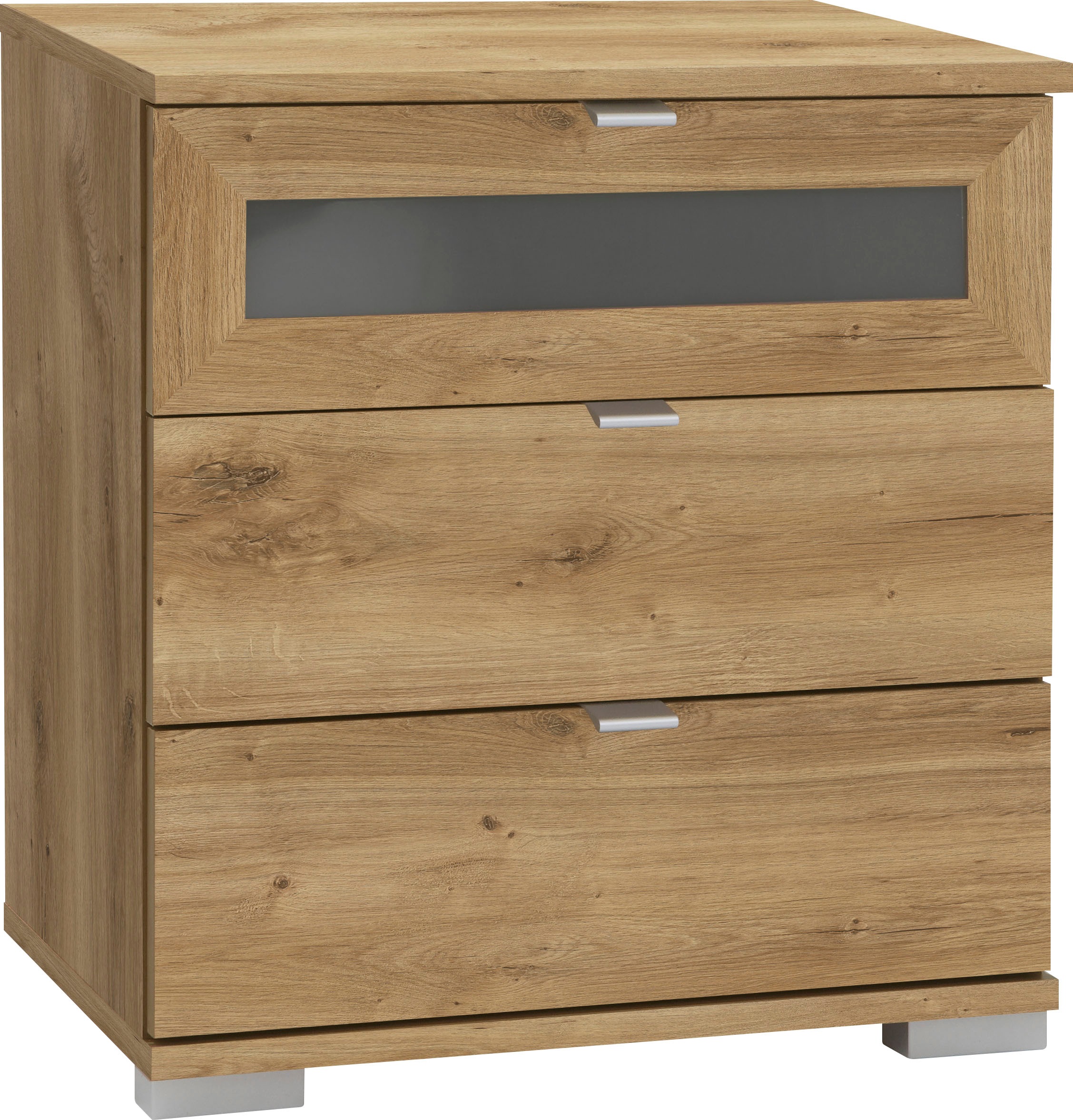 Image of Wimex Nachtkommode, mit Glaseinsatz, in 2 Höhen bei Ackermann Versand Schweiz