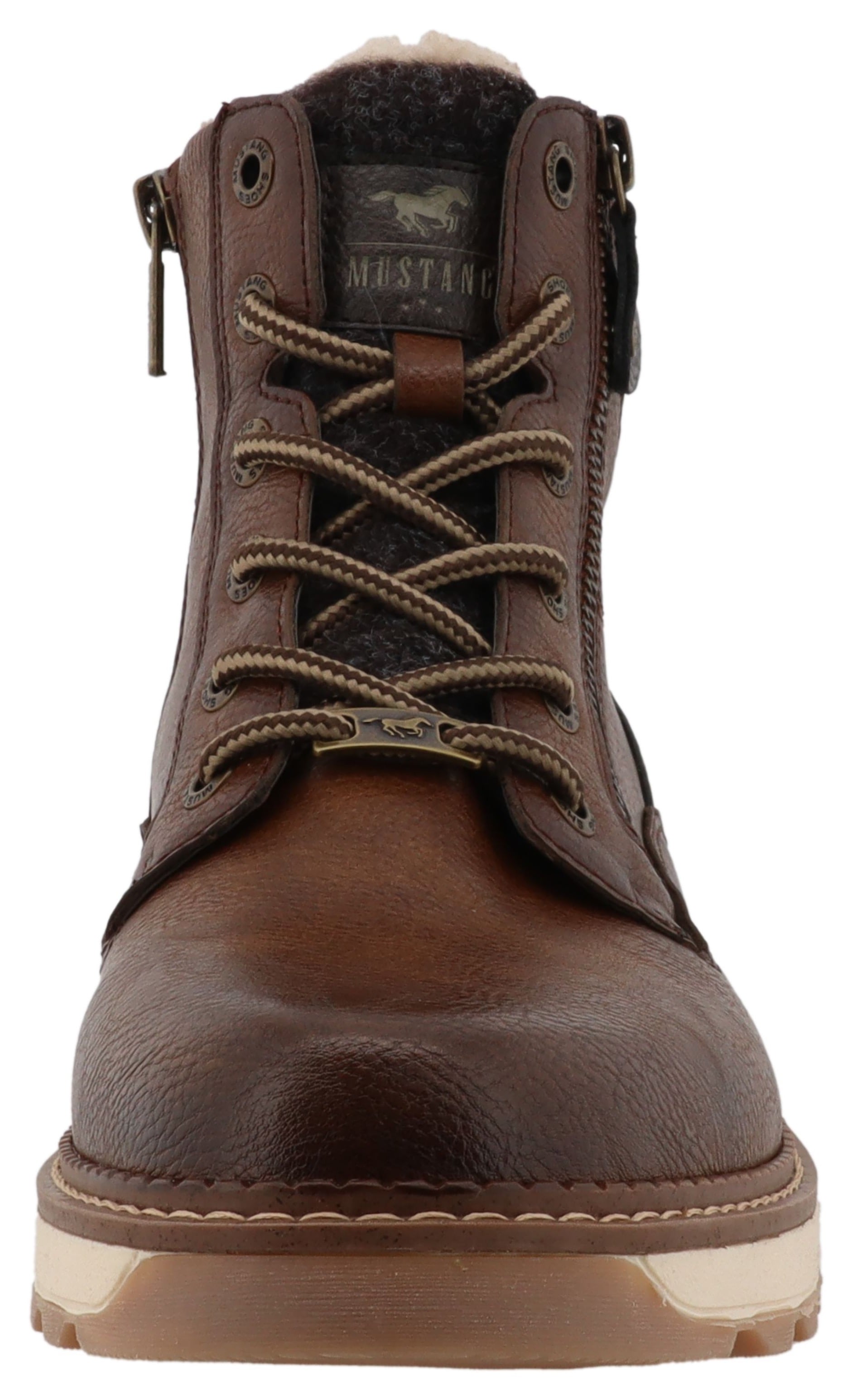 Mustang Shoes »Elio«  Schnürstiefel, Winterstiefel mit Warmfutter