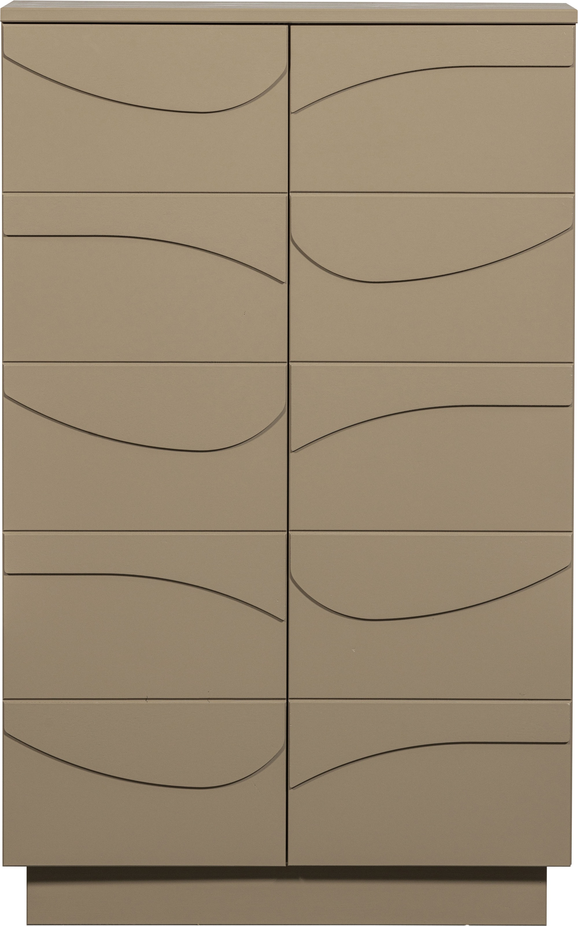 WOOOD Stauraumschrank »Teo« mit push-to-Open-Funktion, Höhe 116 cm