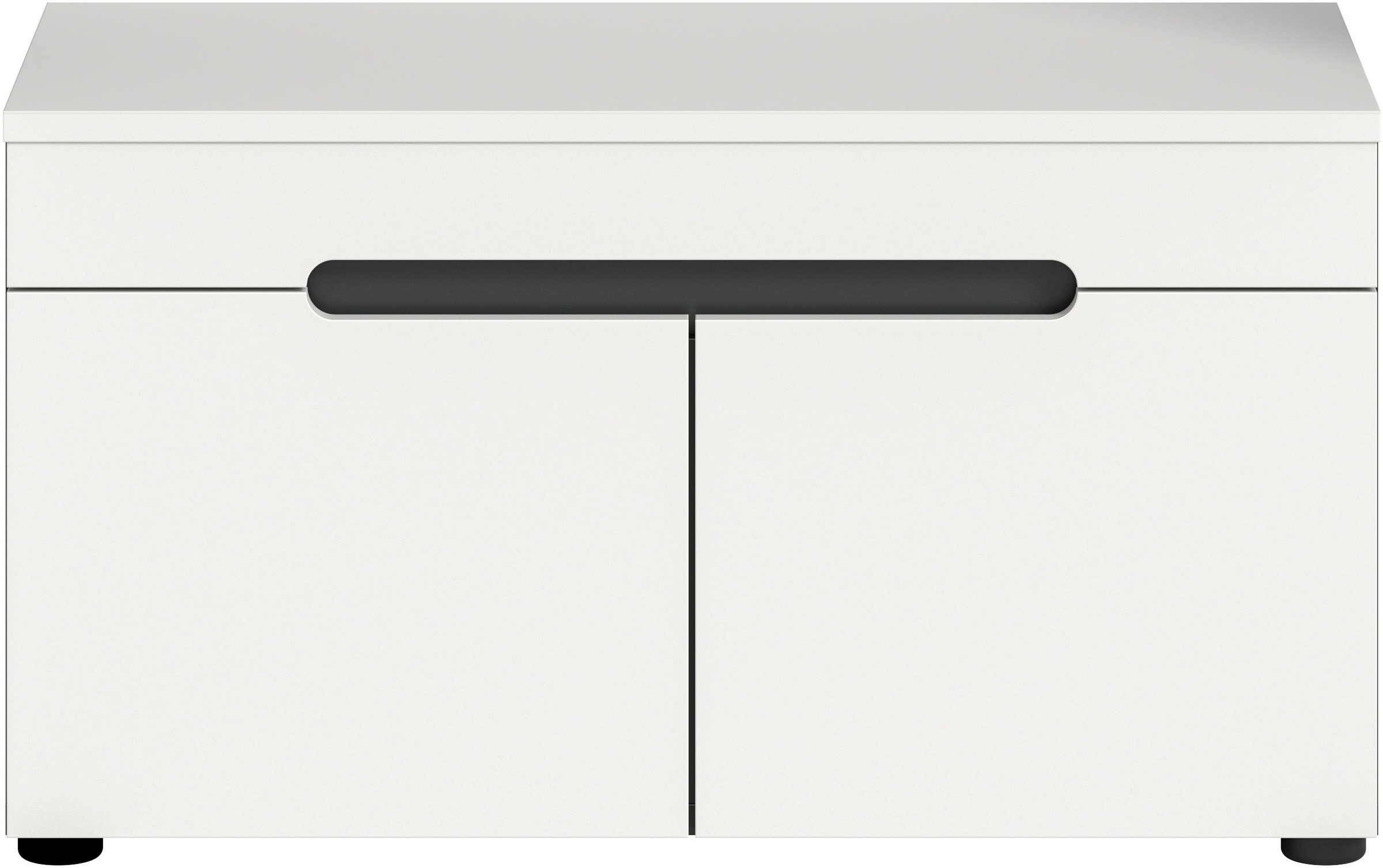 Home affaire Sitzbank »REHAT, TOPSELLER!, Breite 80cm, 2 Türen, 2 Fächer« in verschiedenen Farben erhältlich,  Garderobenbank, Flurbank, Dielenbank, Bank mit Stauraum, Bank