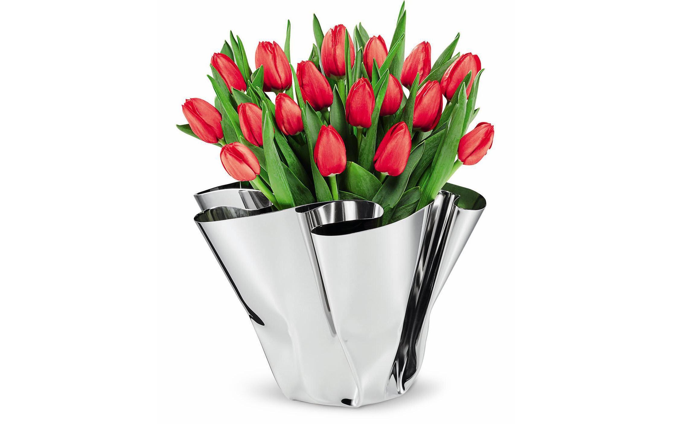 PHILIPPI Dekovase »Margeaux Silberfarben«, (1 St.)