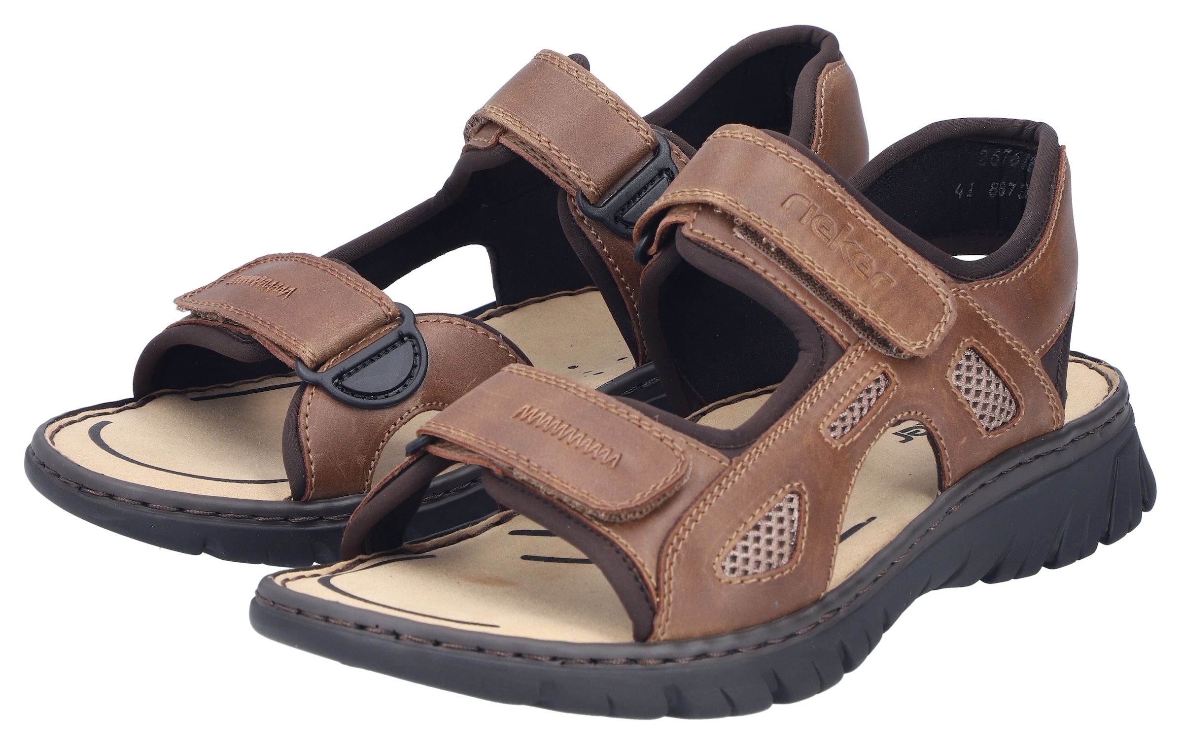 Rieker Sandale  Chaussure d'été, chaussure à scratch, sandale d'extérieur, style trekking