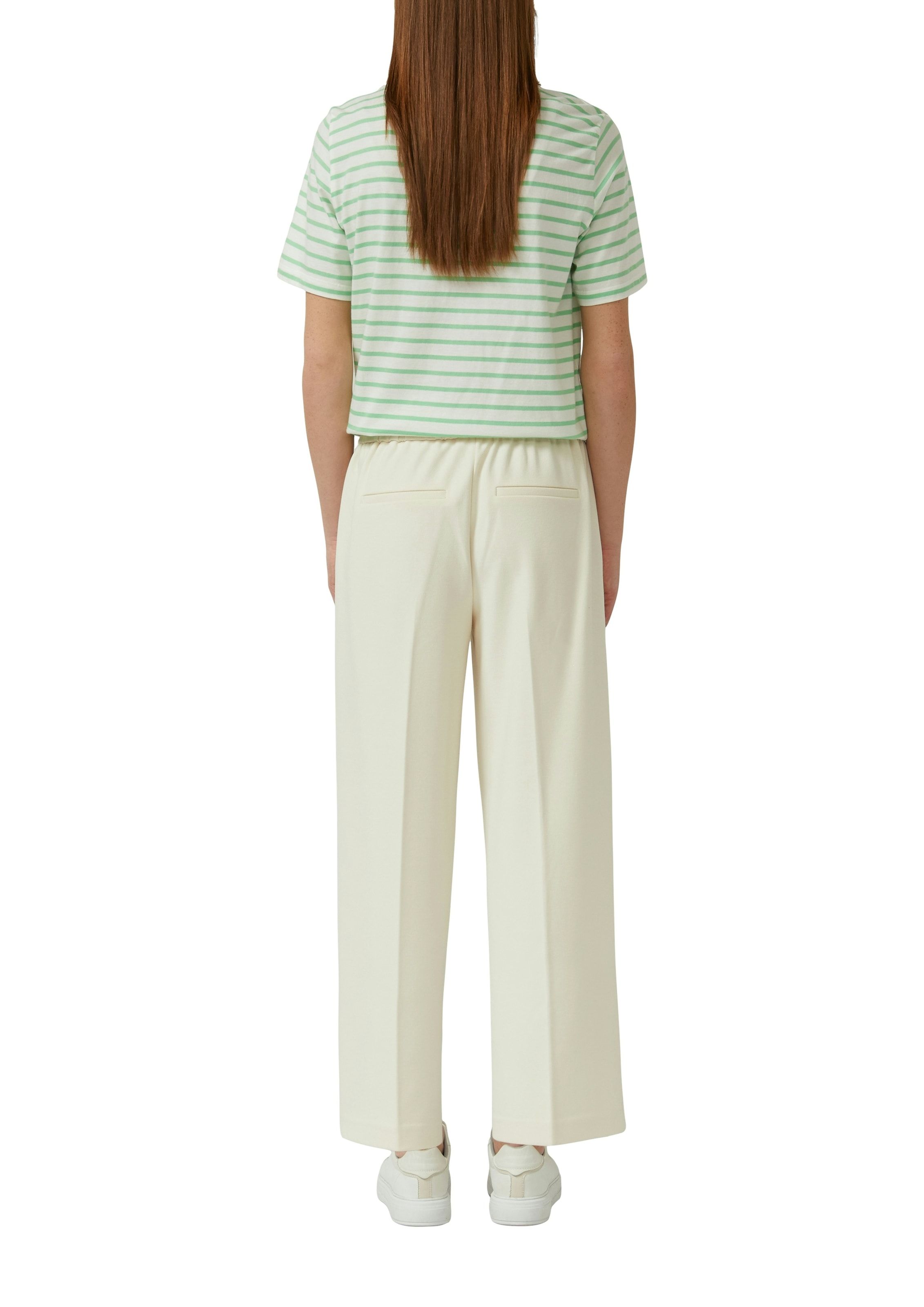 s.Oliver Pantalon 7/8  avec plis creux et part d'élasthanne